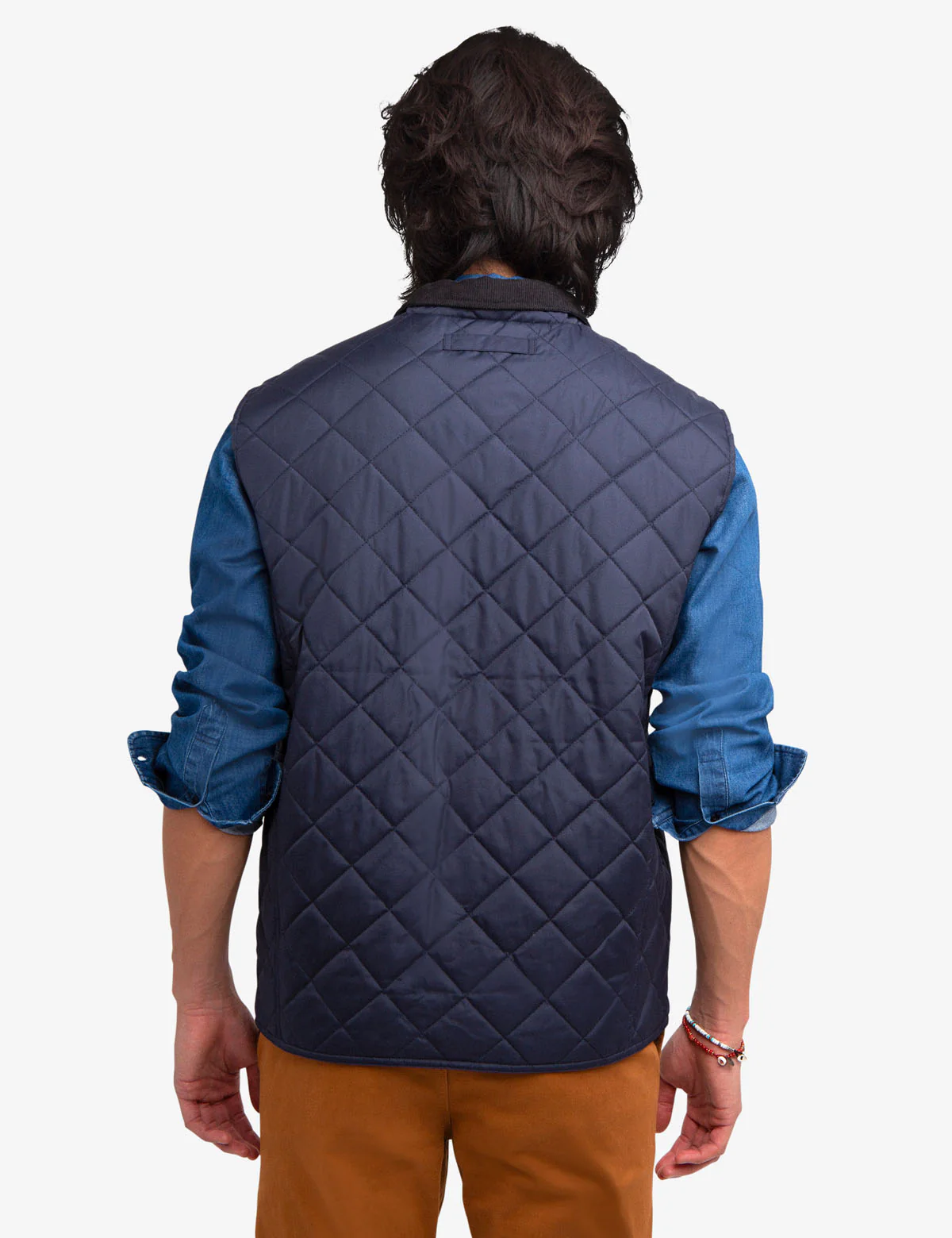 QUILTED VEST WITH CORDUROY COLLAR - Image 11