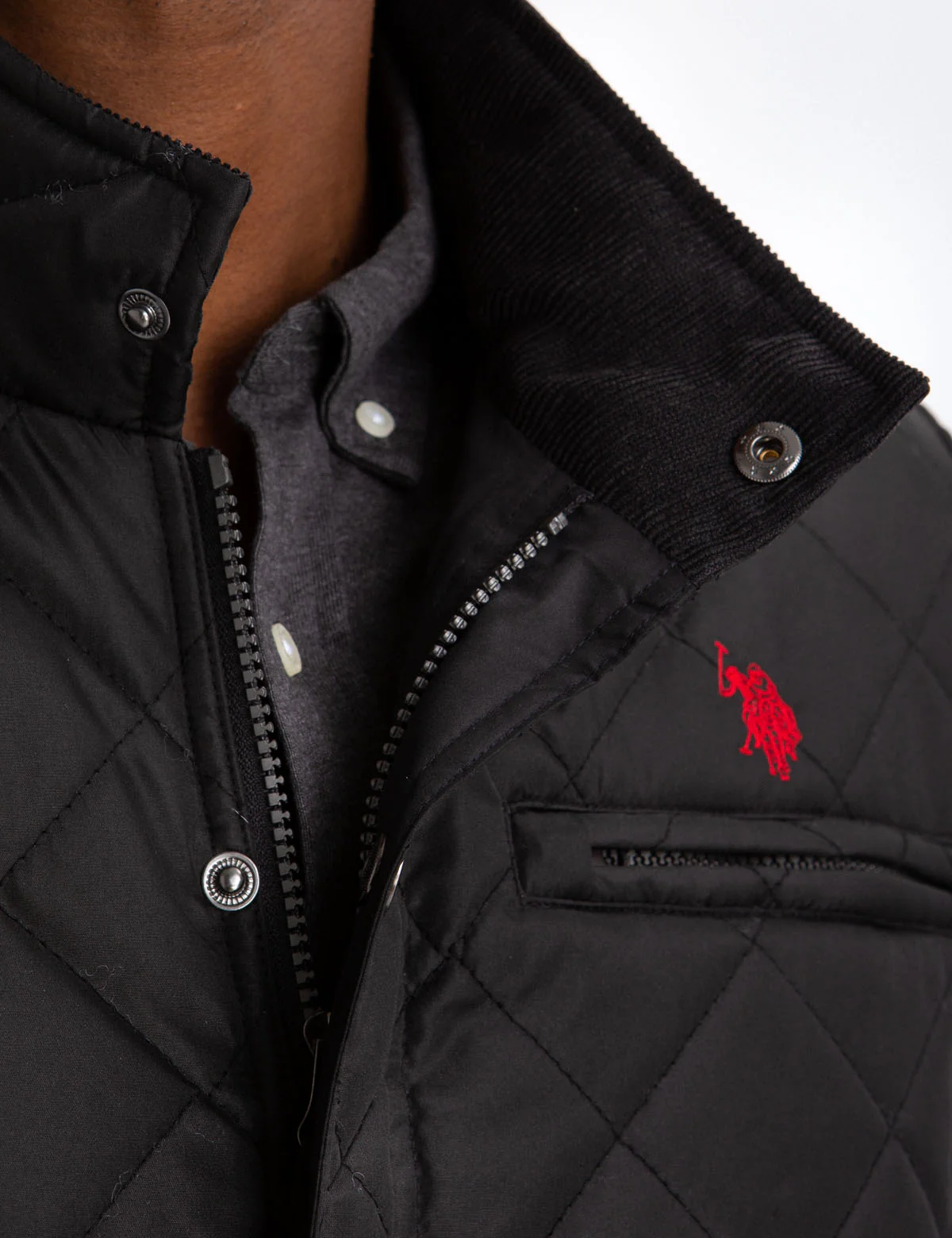 QUILTED VEST WITH CORDUROY COLLAR - Image 3