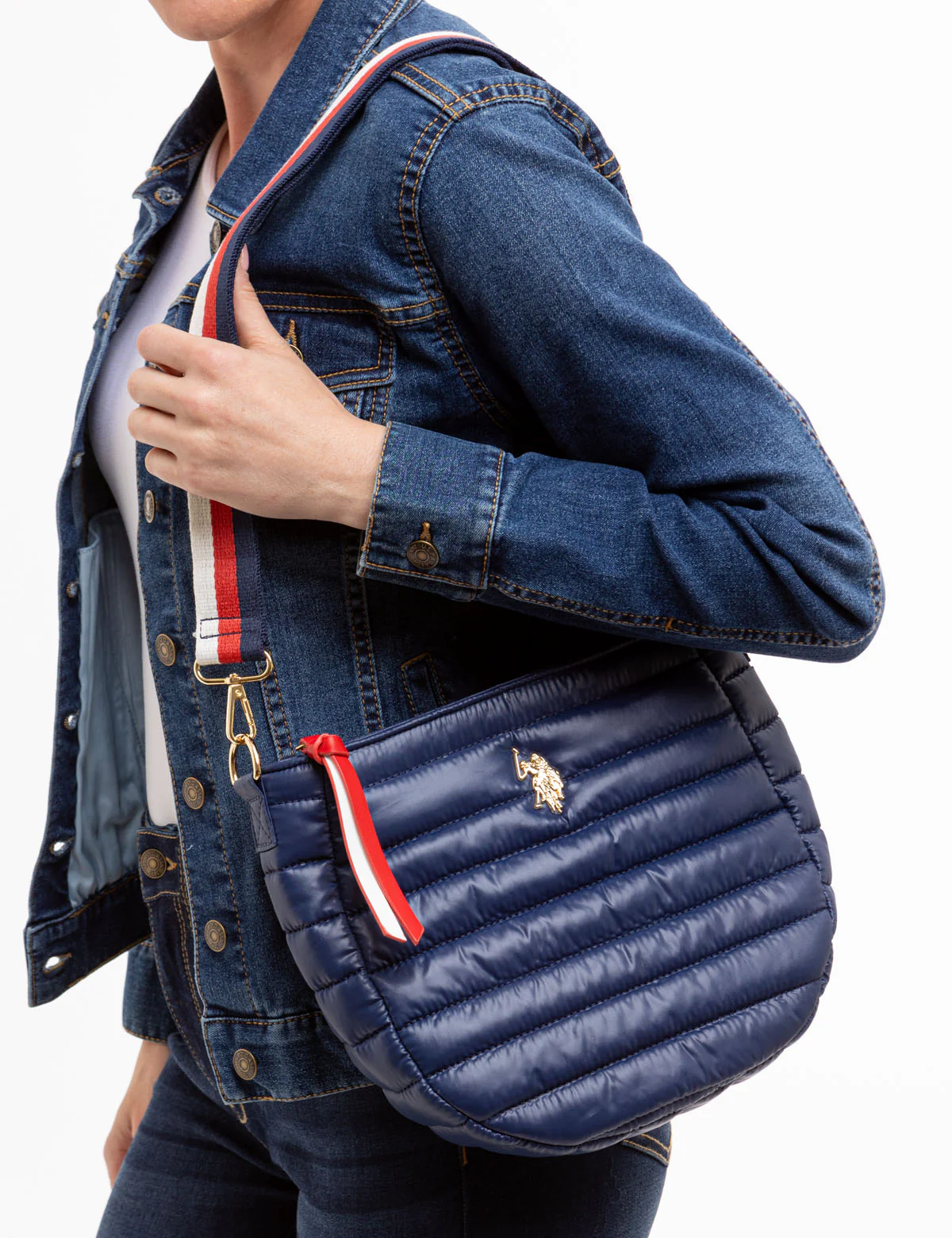 QUILTED HOBO CROSSBODY BAG - Image 3