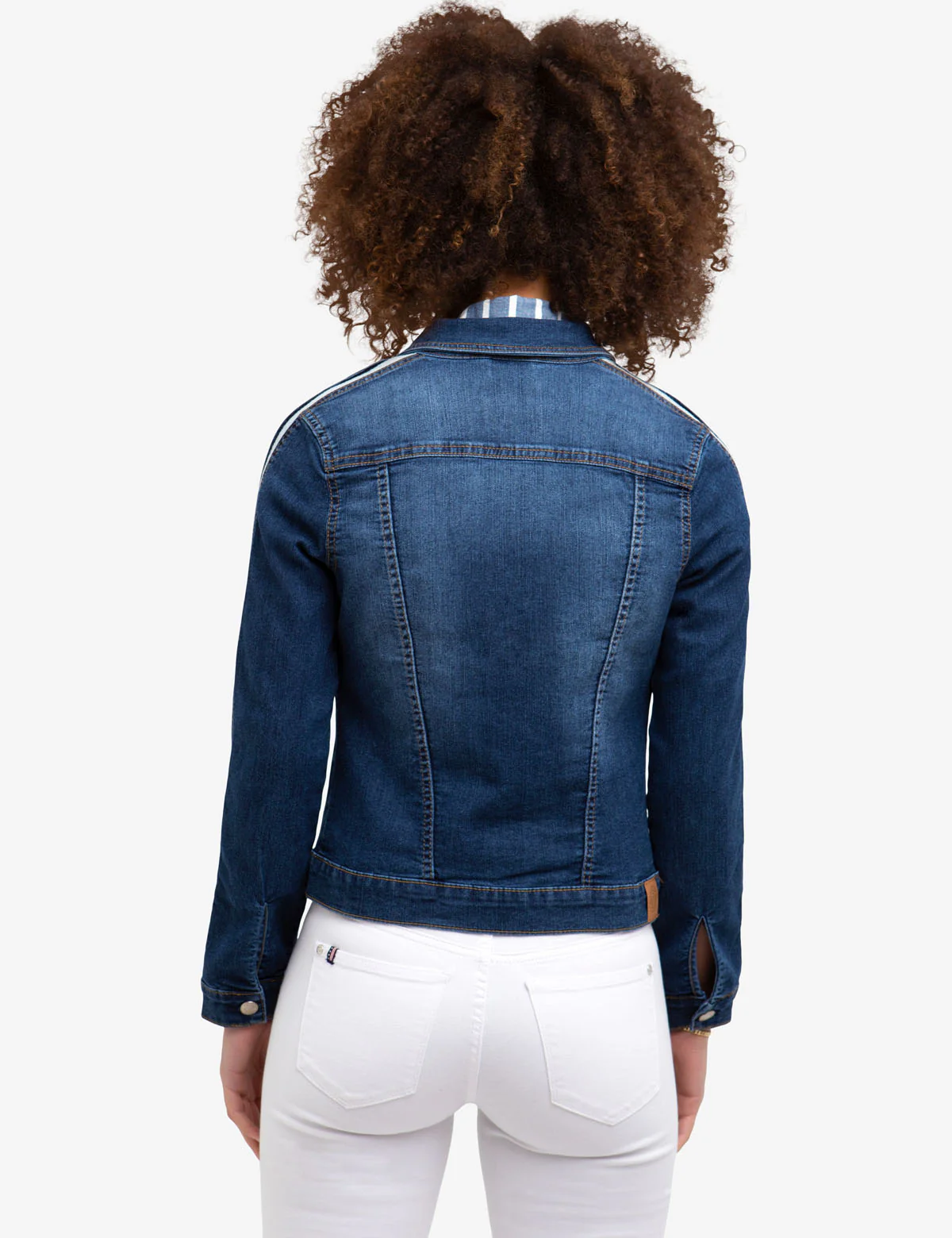 RACING STRIPES DENIM JACKET - Image 3