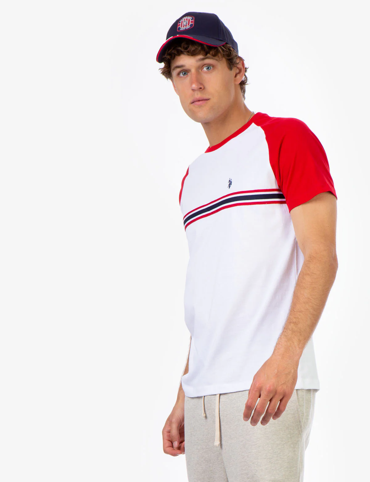 RAGLAN CHEST STRIPE T-SHIRT - Image 8