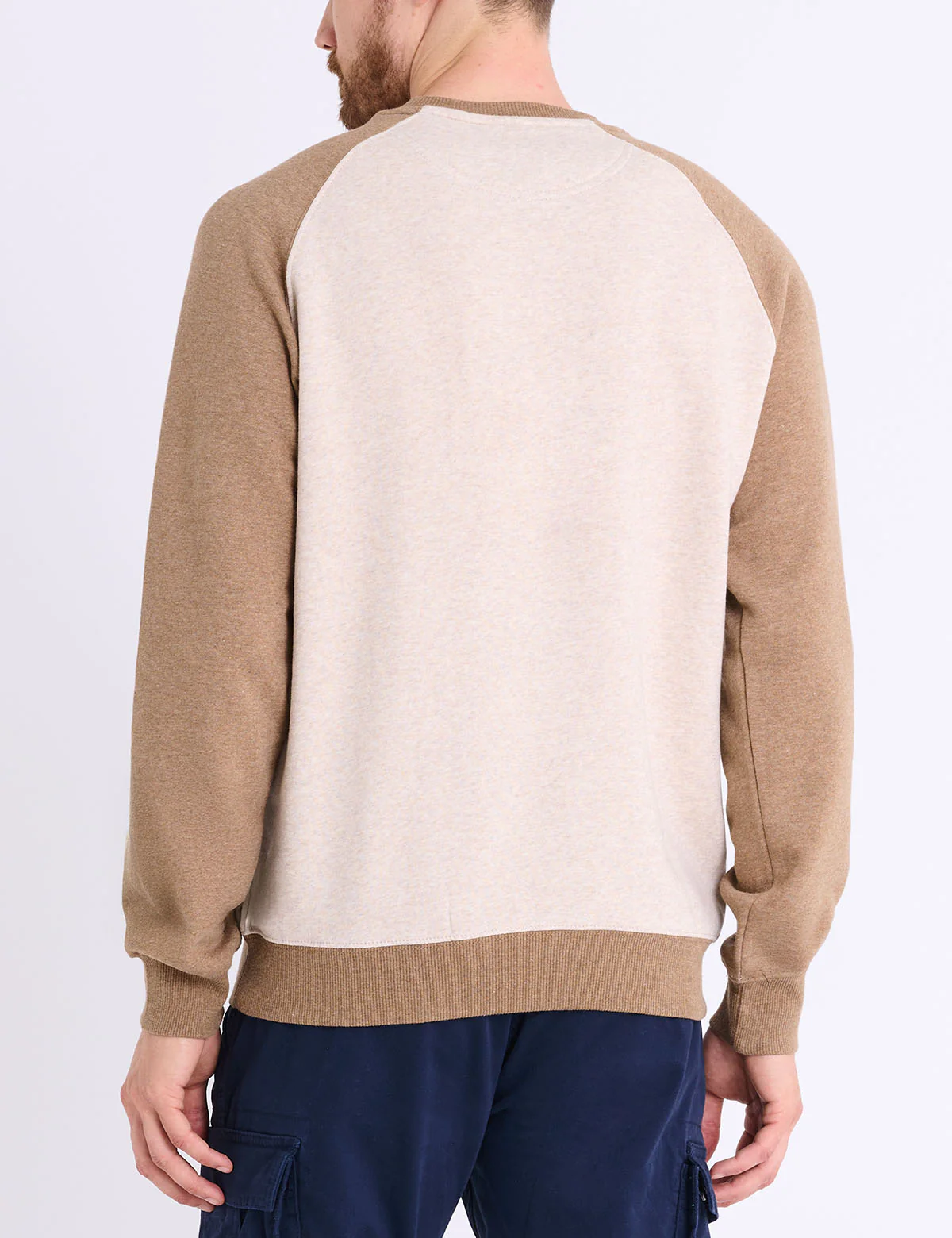 RAGLAN SLEEVE EMBOSSED FLEECE PULLOVER - Image 5