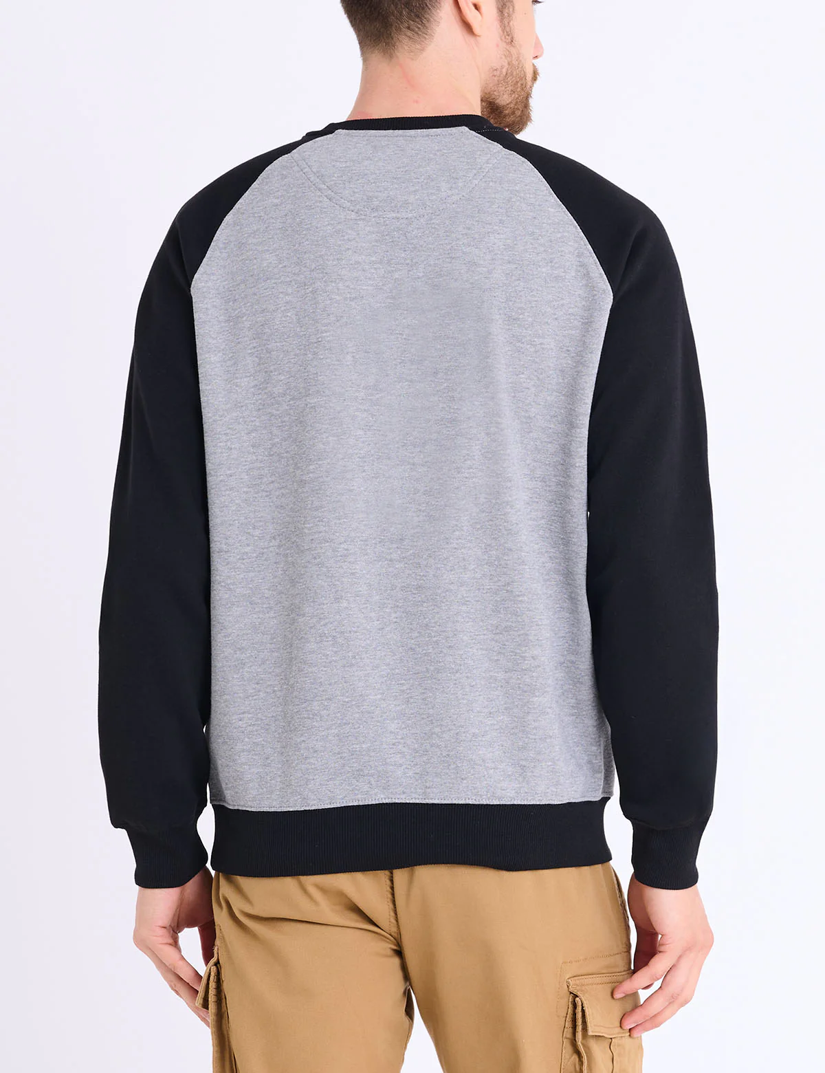 RAGLAN SLEEVE EMBOSSED FLEECE PULLOVER - Image 9