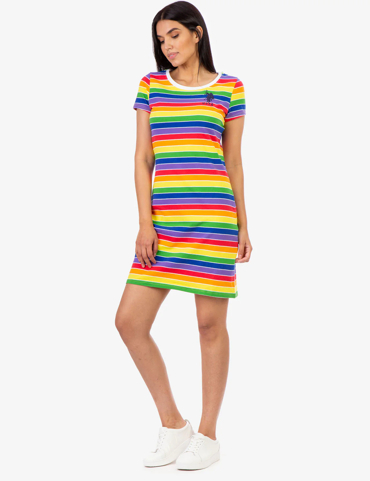 RAINBOW STRIPE DRESS