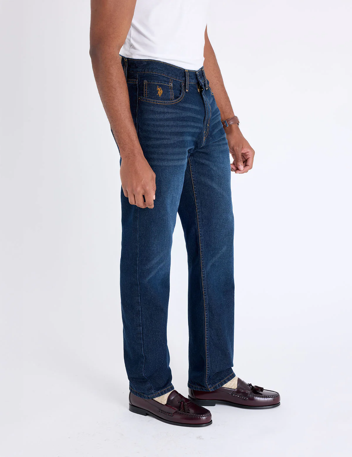 RELAXED STRAIGHT 5 POCKET JEANS - Image 2