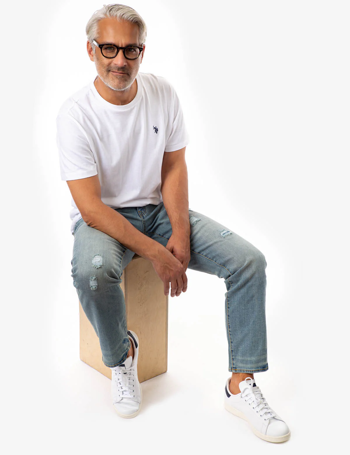 REPREVE® BLACK MALLET SLIM STRAIGHT PAINT JEANS - Image 2