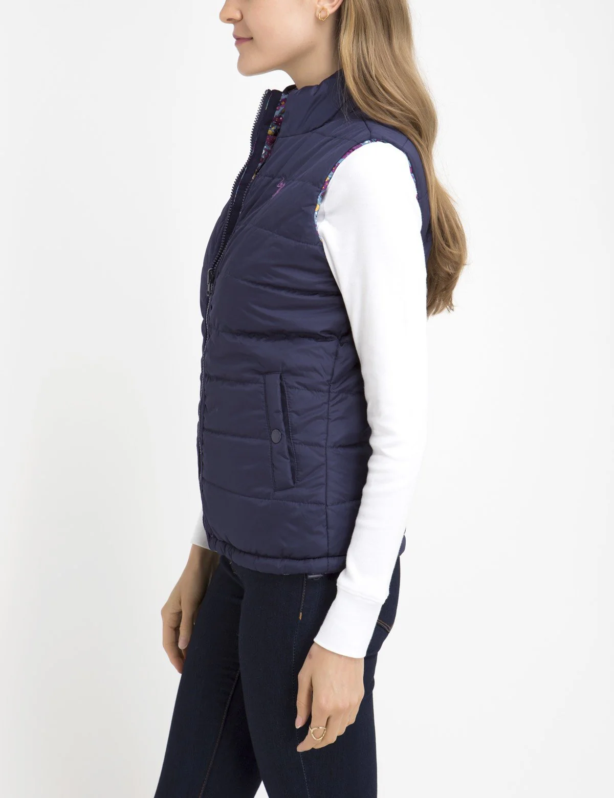 REVERSIBLE FLORAL VEST - Image 3