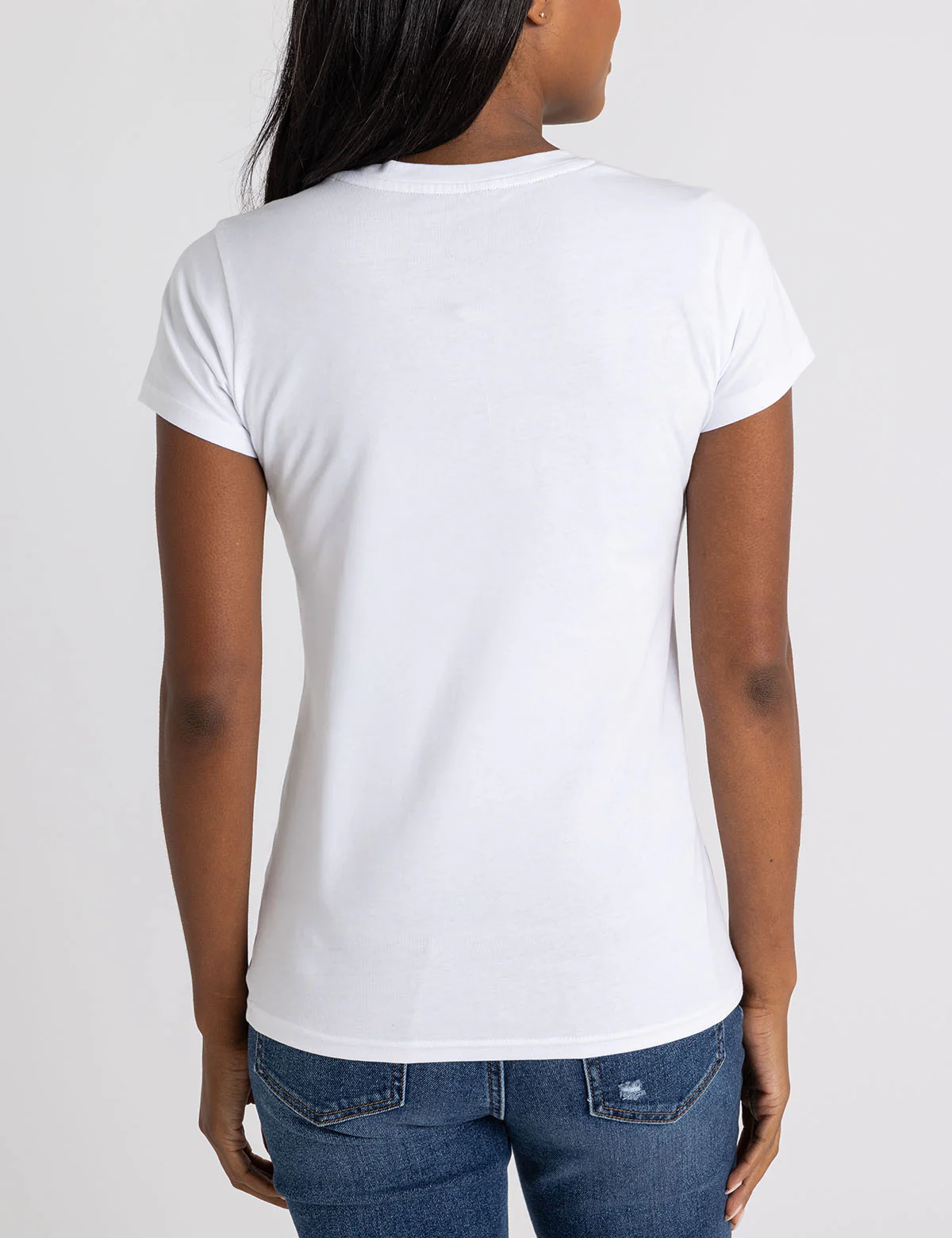 RHINESTONE FLAG SEMI SCOOP JERSEY T-SHIRT - Image 4