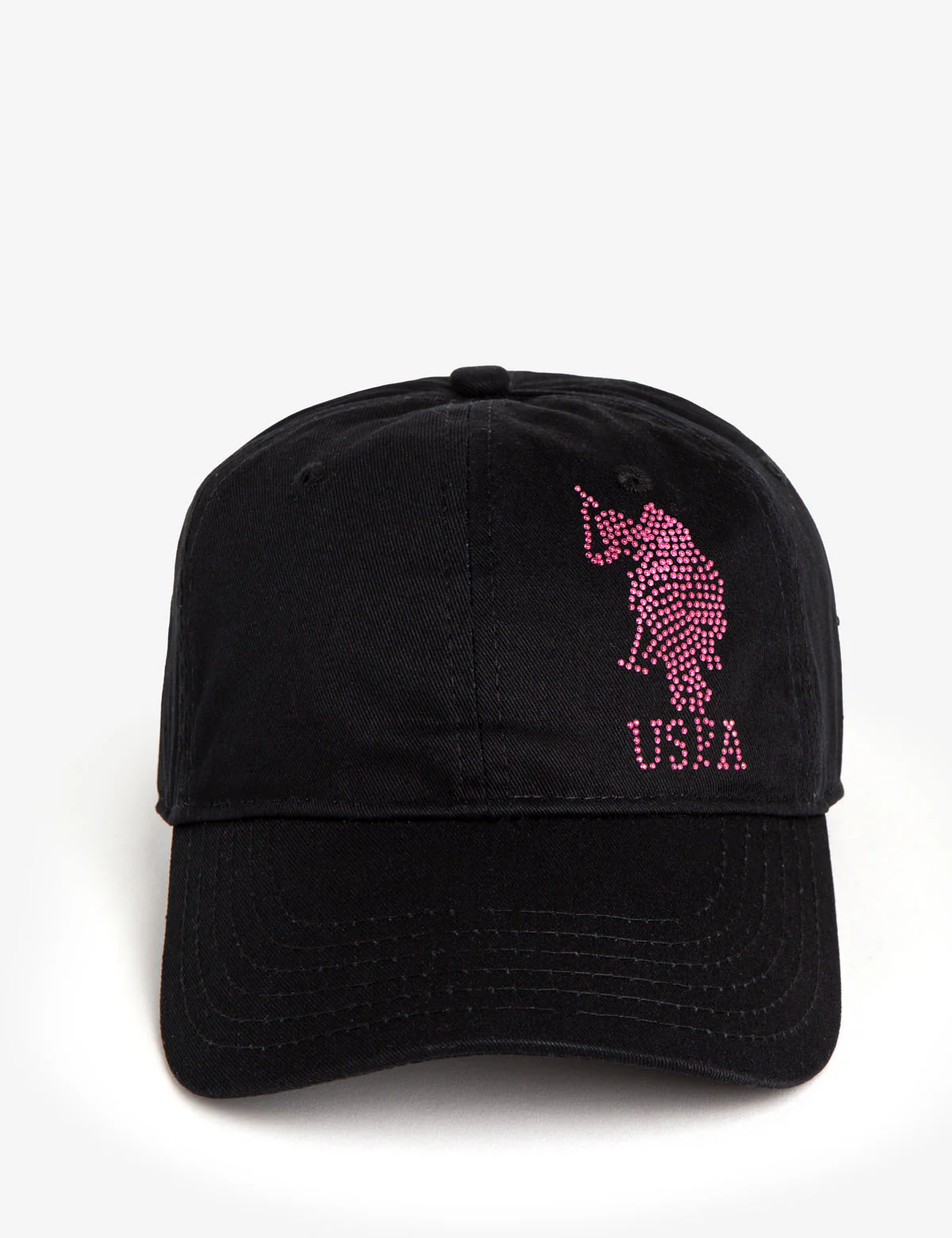 RHINESTONE LOGO BASEBALL CAP