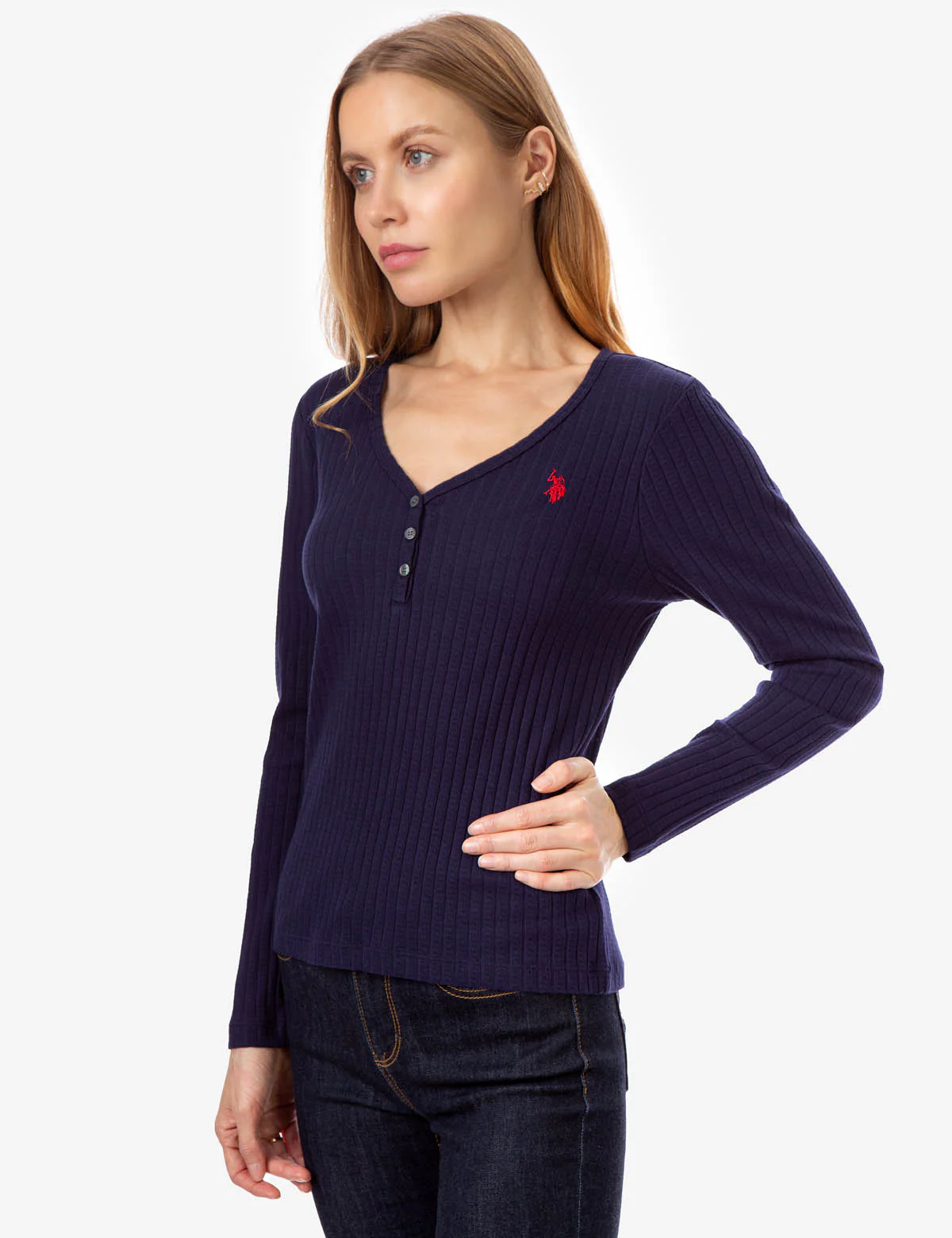 RIB KNIT HENLEY - Image 10