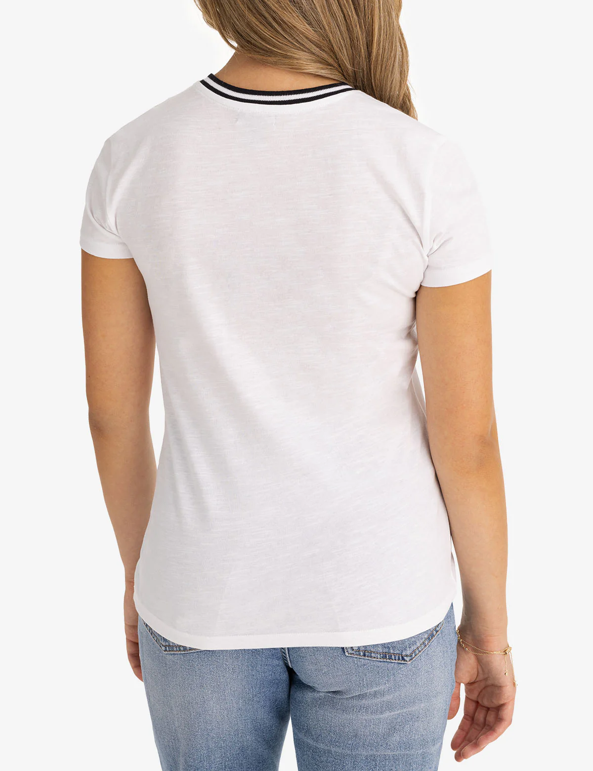 RINGER NECK TRIM T-SHIRT - Image 3