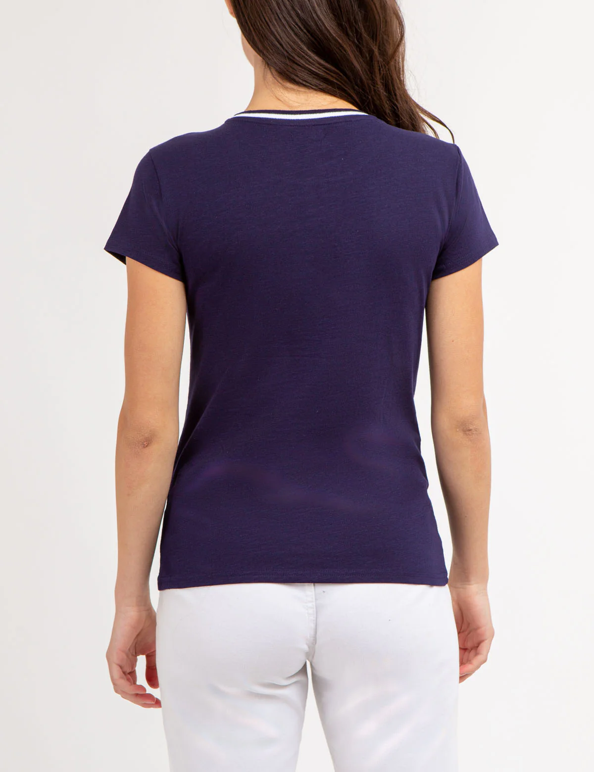 RINGER NECK TRIM T-SHIRT - Image 7