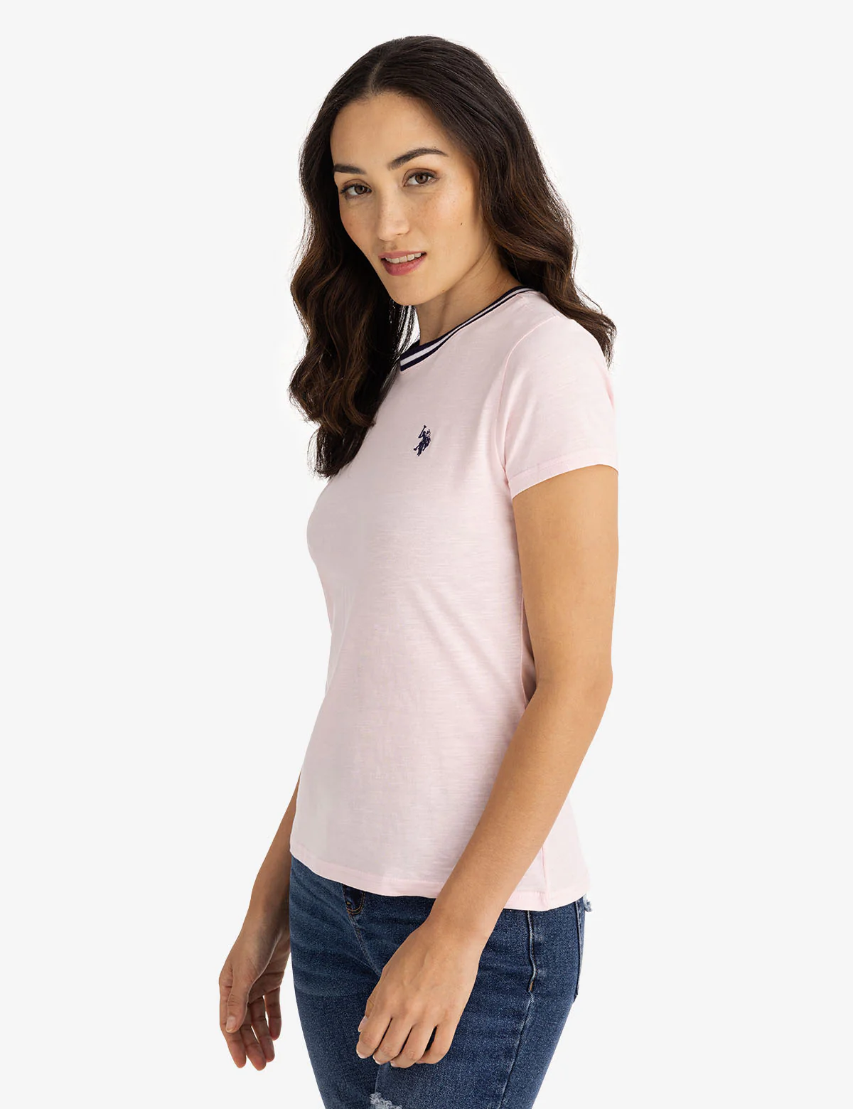 RINGER NECK TRIM T-SHIRT - Image 2