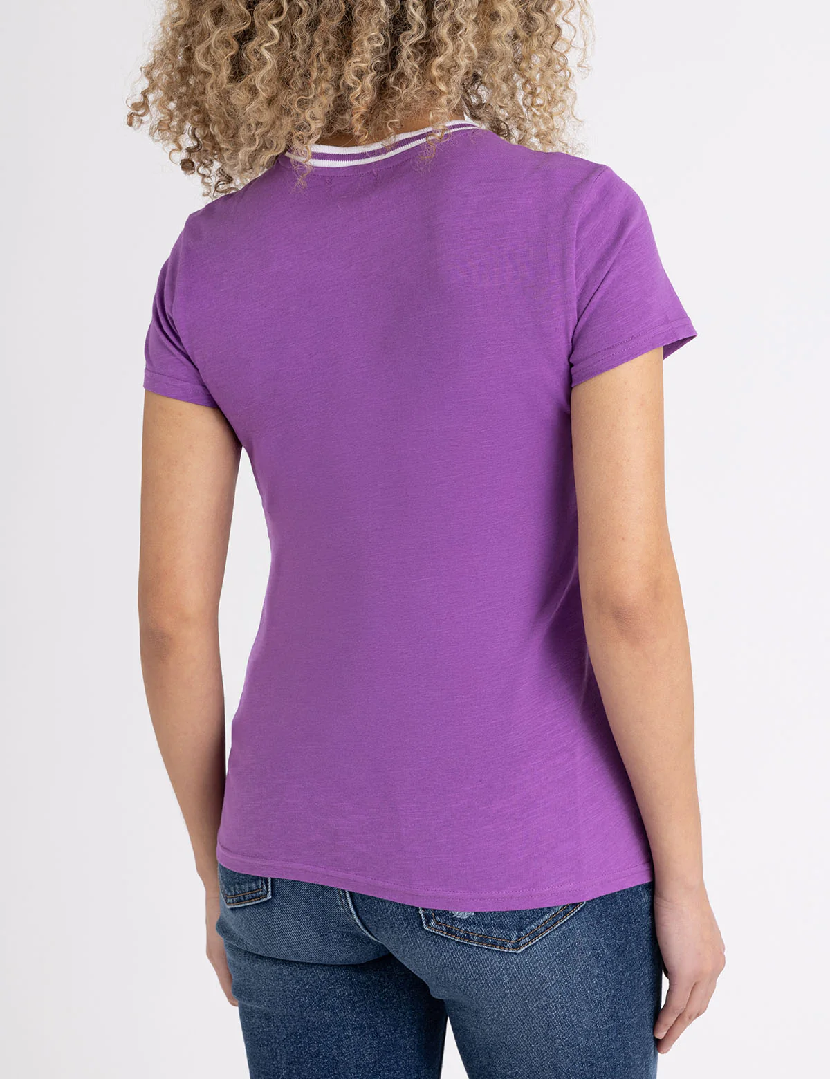 RINGER NECK TRIM T-SHIRT - Image 3