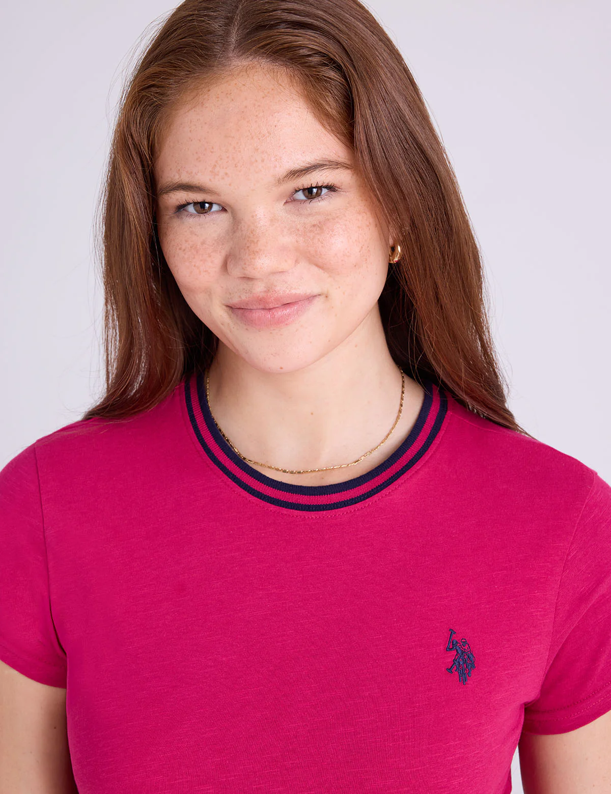 RINGER NECK TRIM T-SHIRT - Image 5