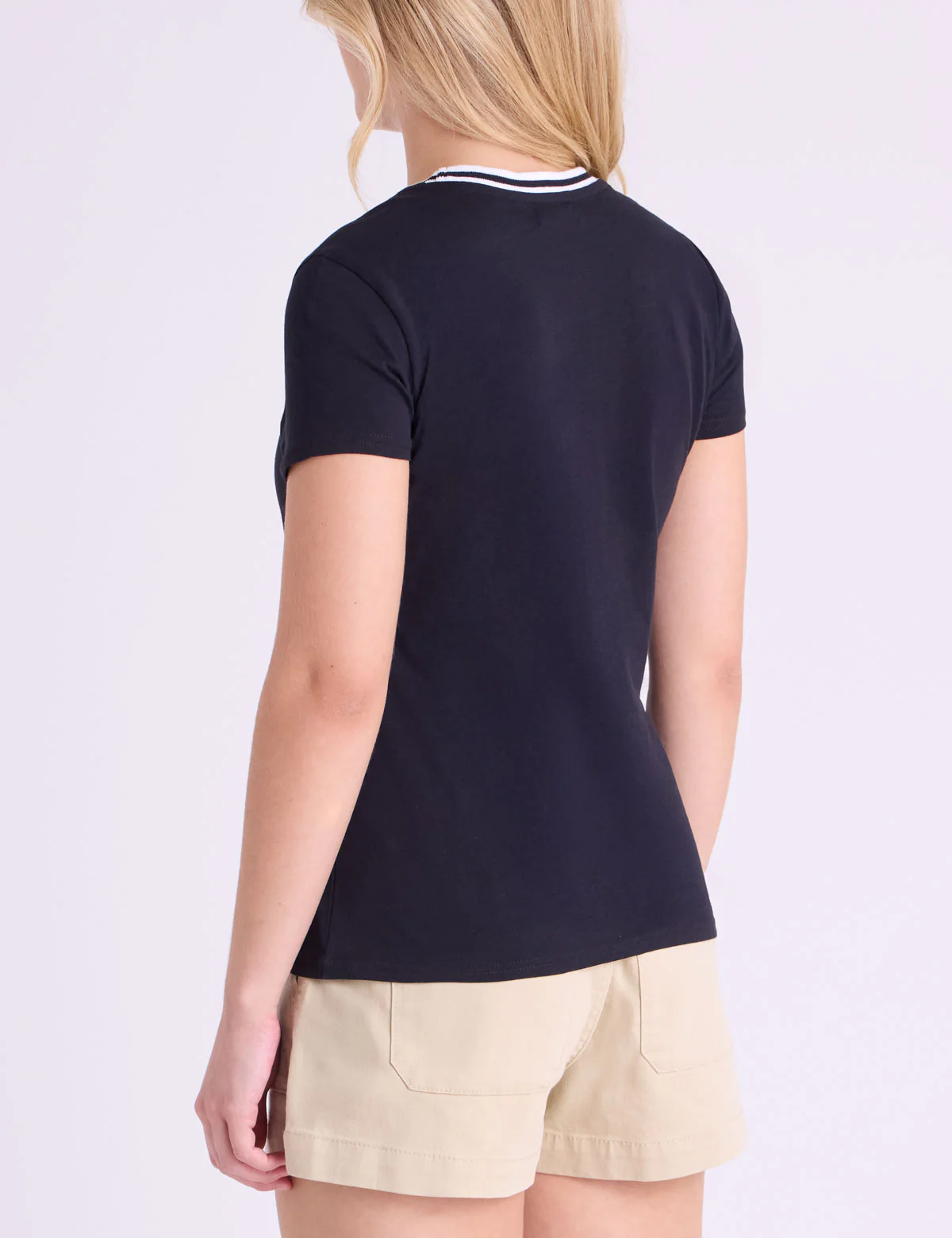 RINGER NECK TRIM T-SHIRT - Image 3