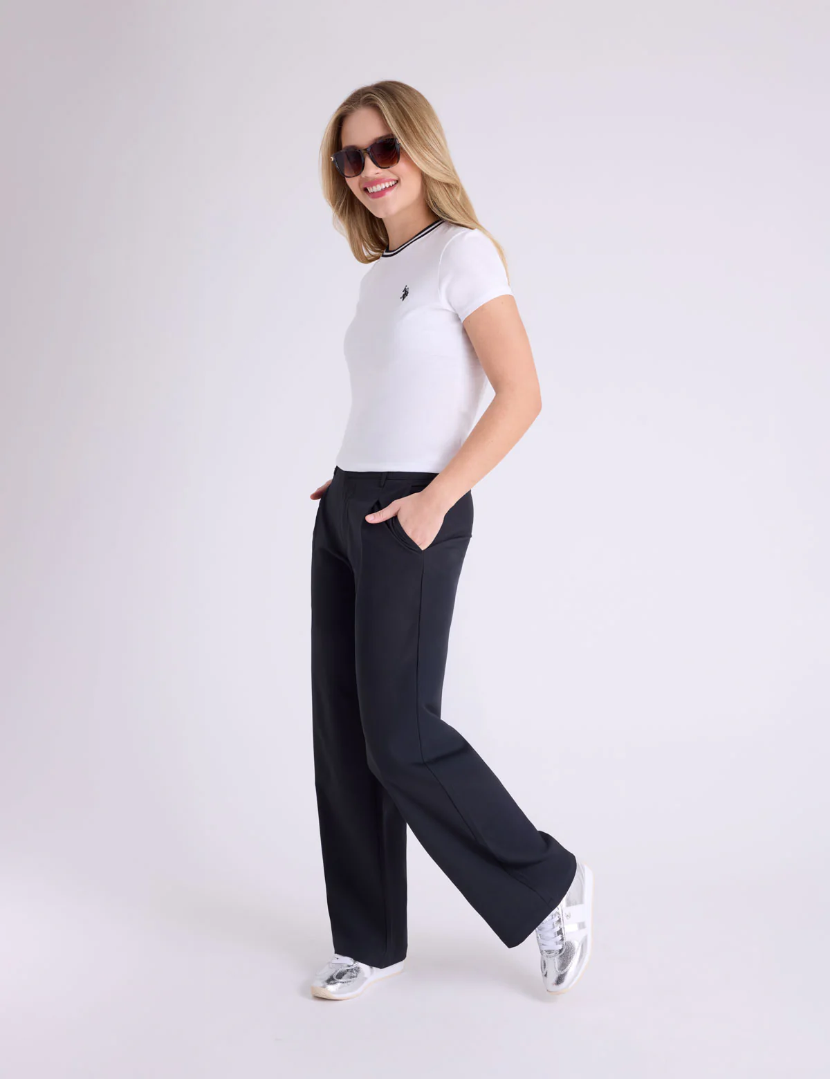 RINGER NECK TRIM T-SHIRT - Image 7