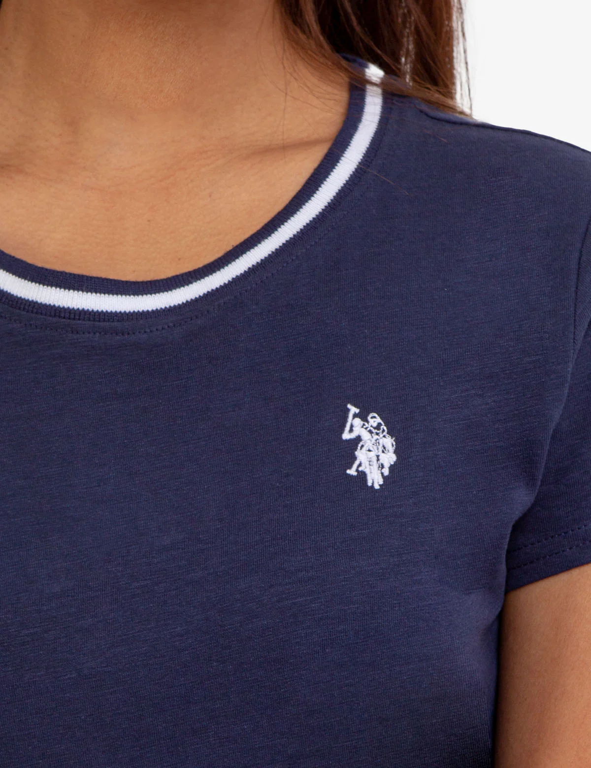 RINGER NECK TRIM T-SHIRT - Image 9
