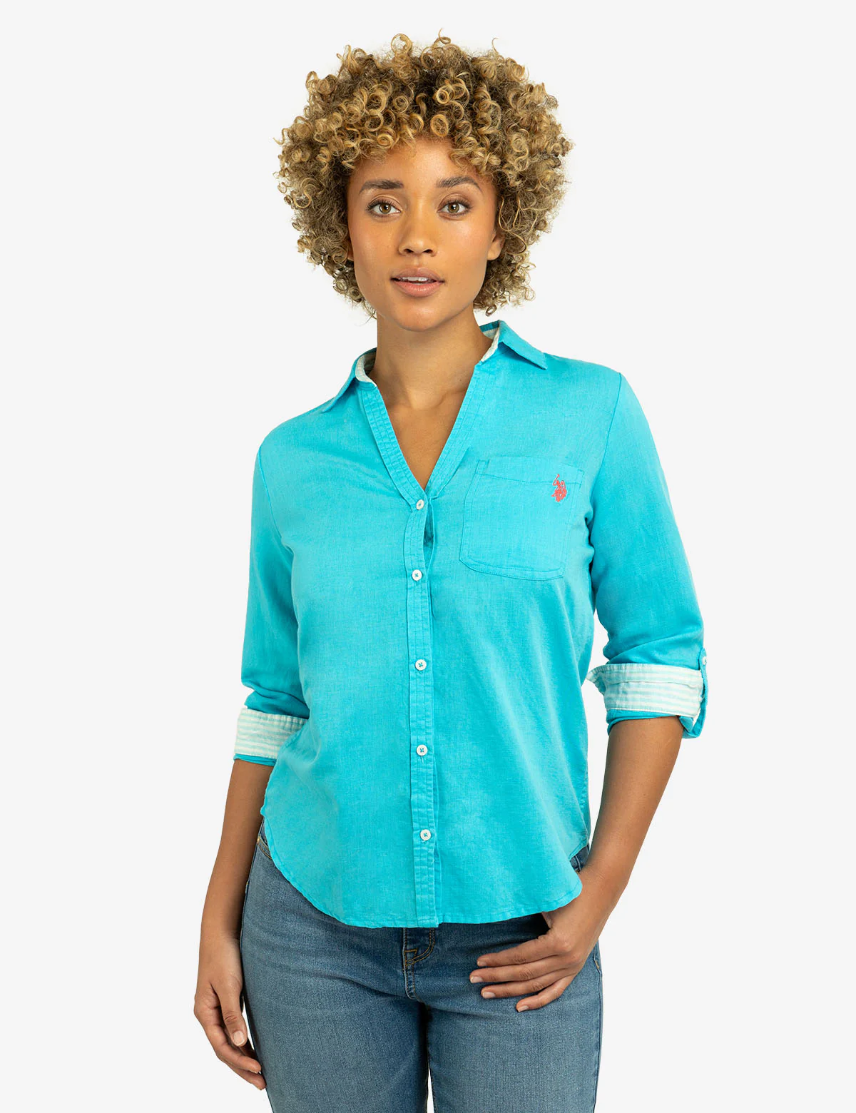 ROLL SLEEVE LINEN SHIRT - Image 6