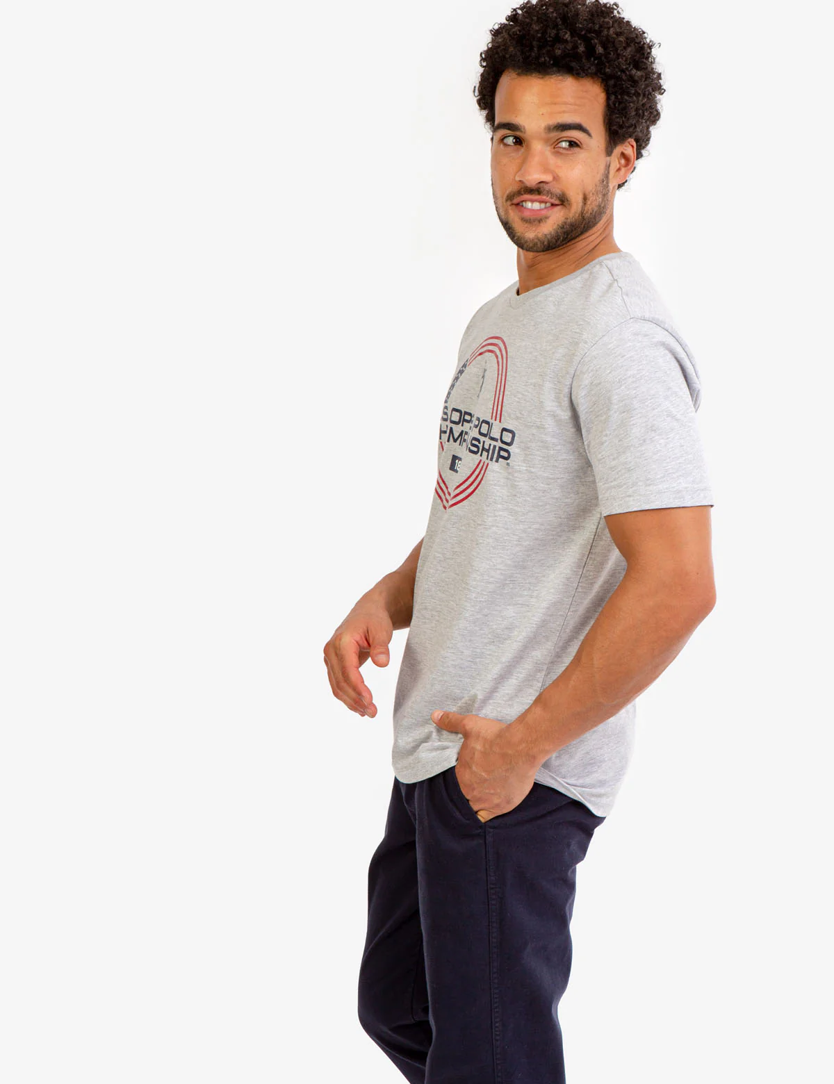ROUNDABOUT GRAPHIC PRINT CREW NECK T-SHIRT - Image 3