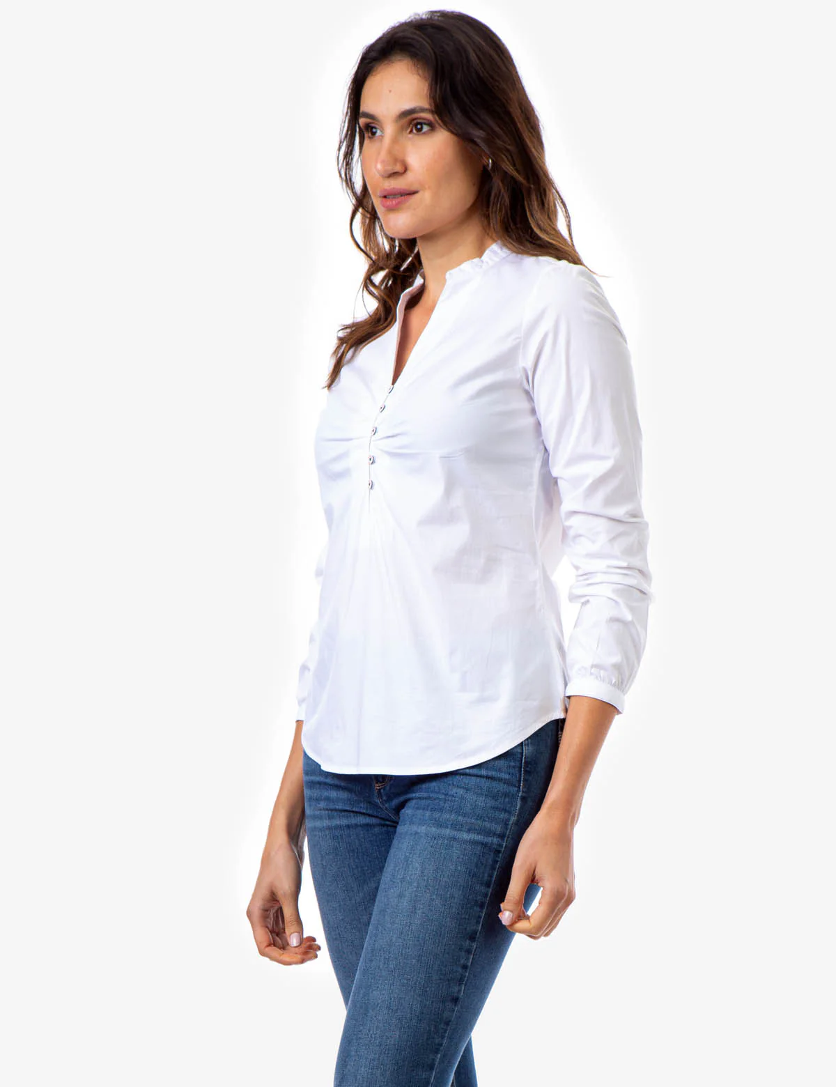 RUCHED BUTTON FRONT SHIRT - Image 12