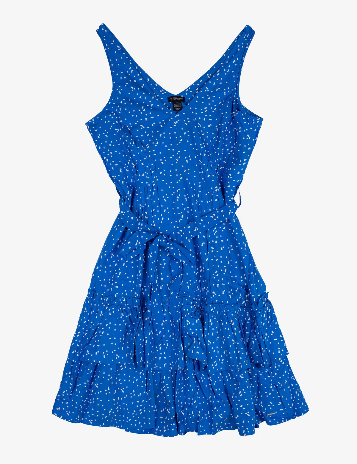 RUFFLE DOT DRESS