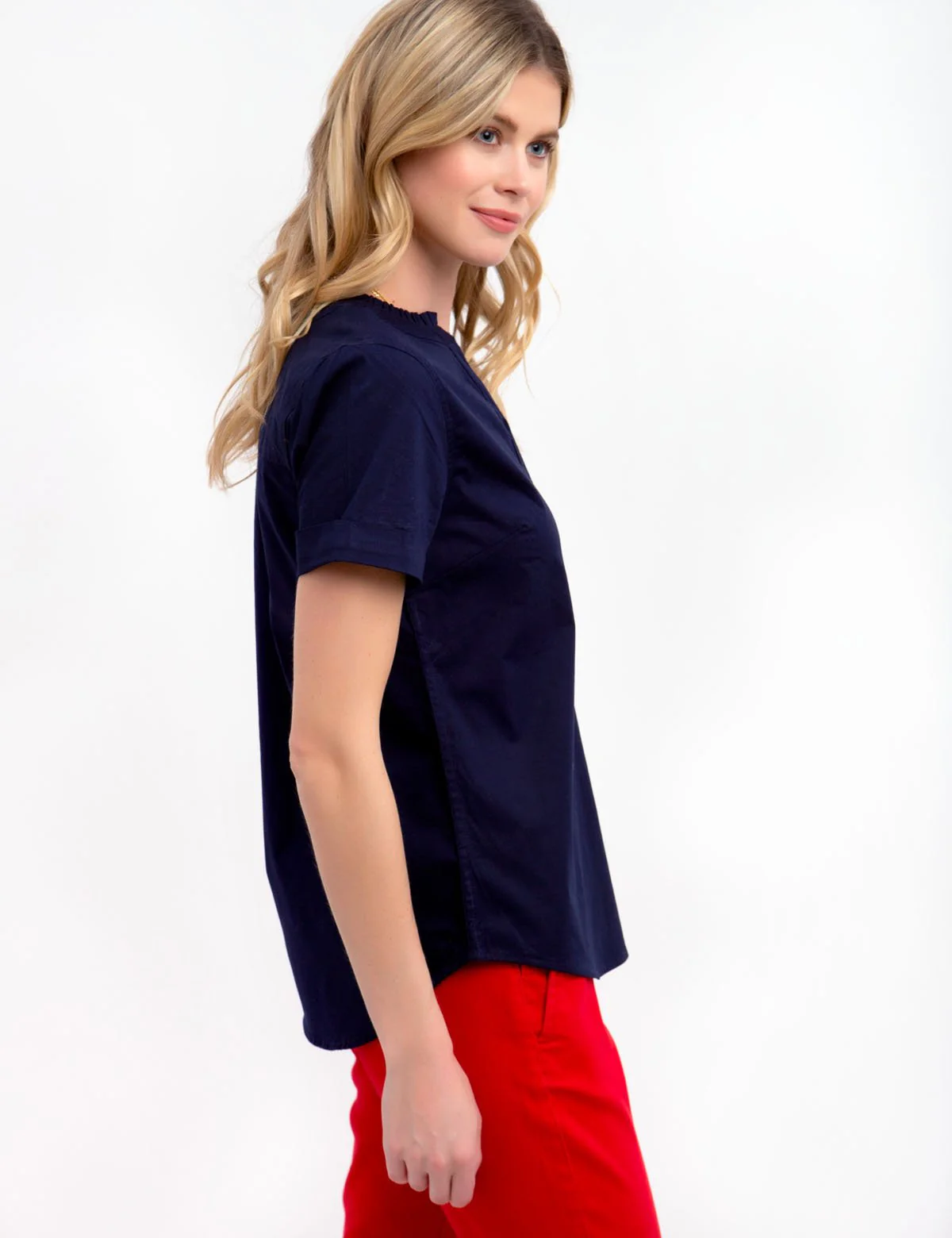 RUFFLE POPOVER TOP - Image 2