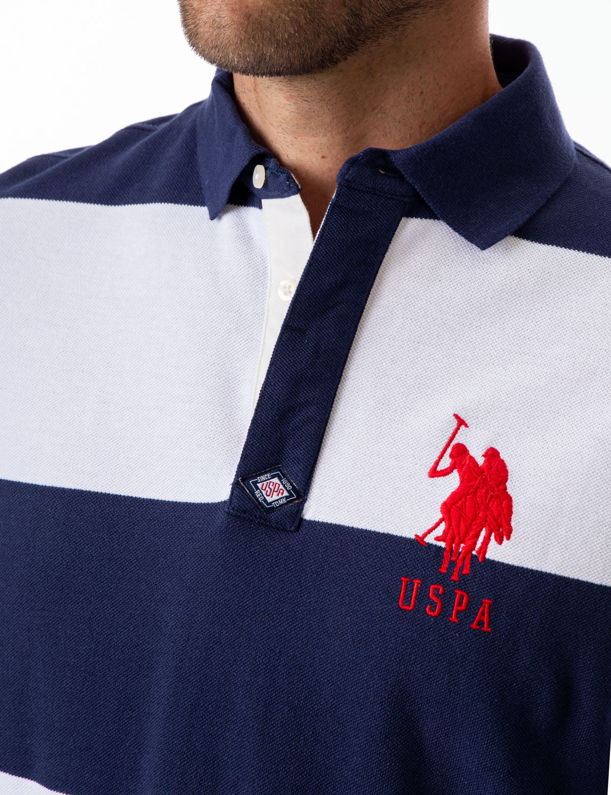 RUGBY STRIPE POLO SHIRT - Image 5