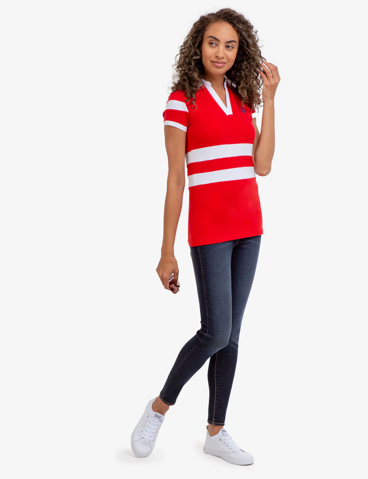 RUGBY STRIPE POLO SHIRT