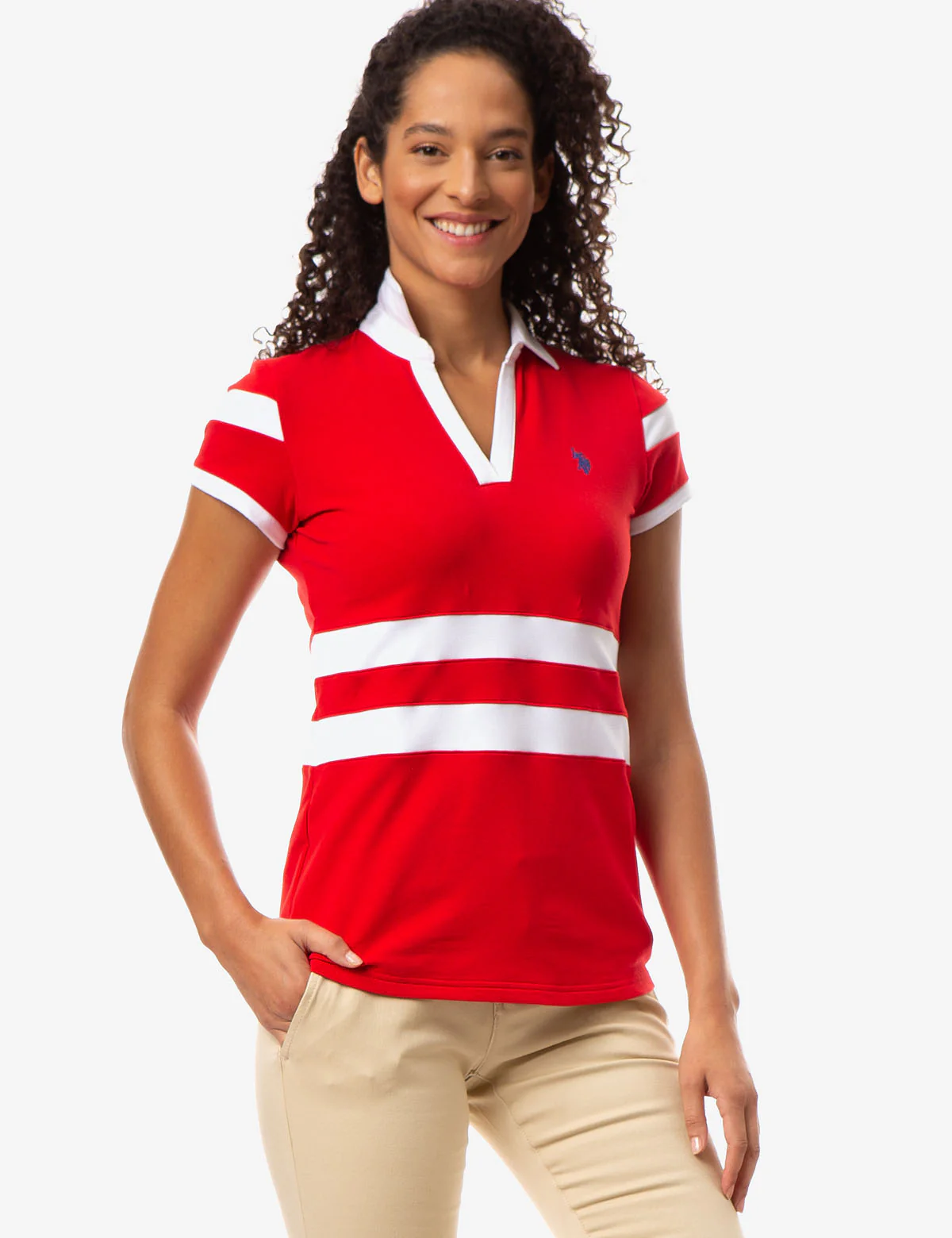RUGBY STRIPE POLO SHIRT - Image 4