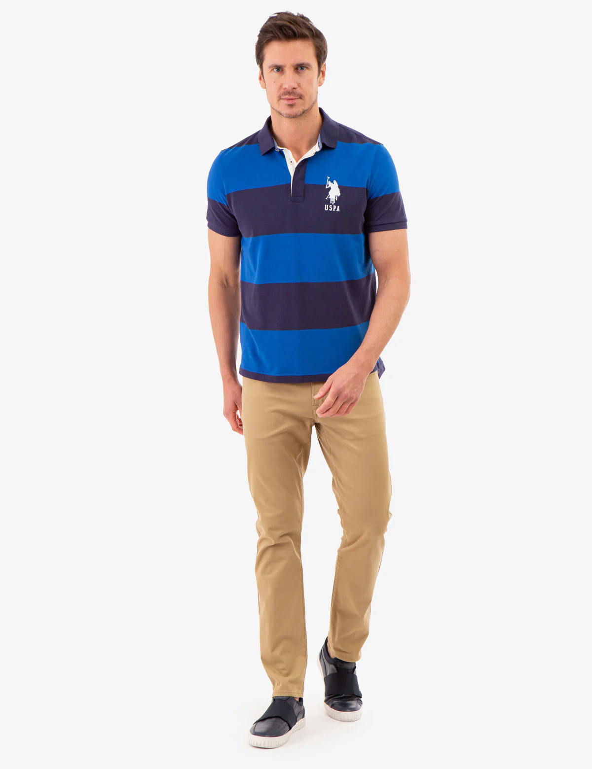 RUGBY STRIPE POLO SHIRT - Image 2