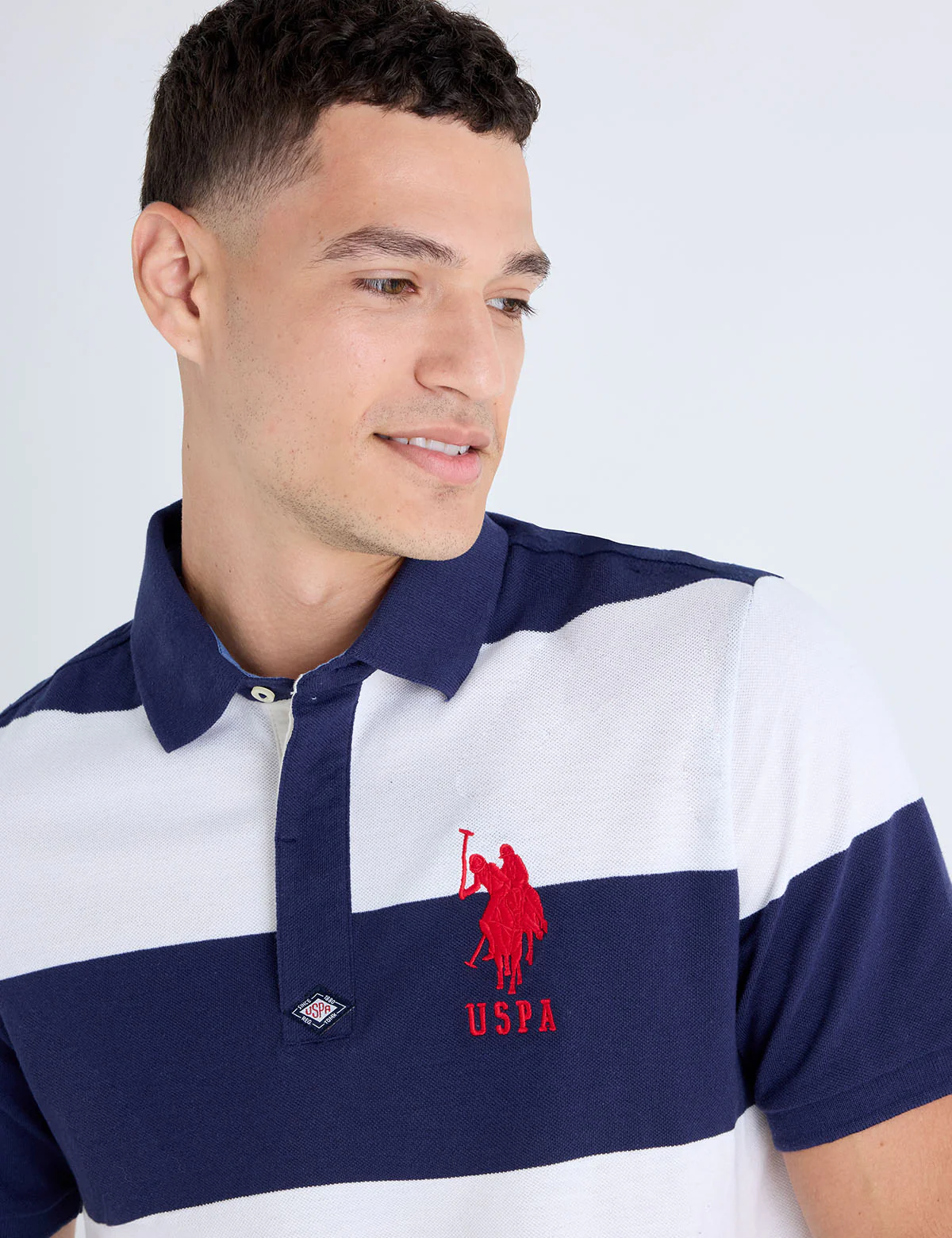 RUGBY STRIPE POLO SHIRT - Image 2