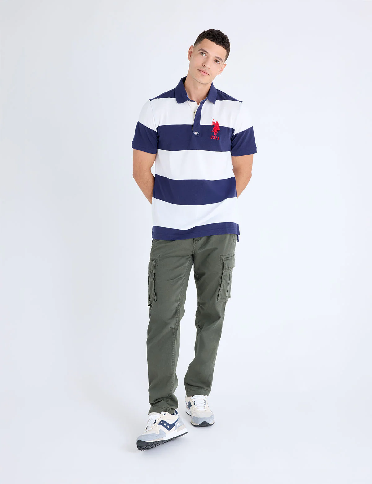RUGBY STRIPE POLO SHIRT - Image 3