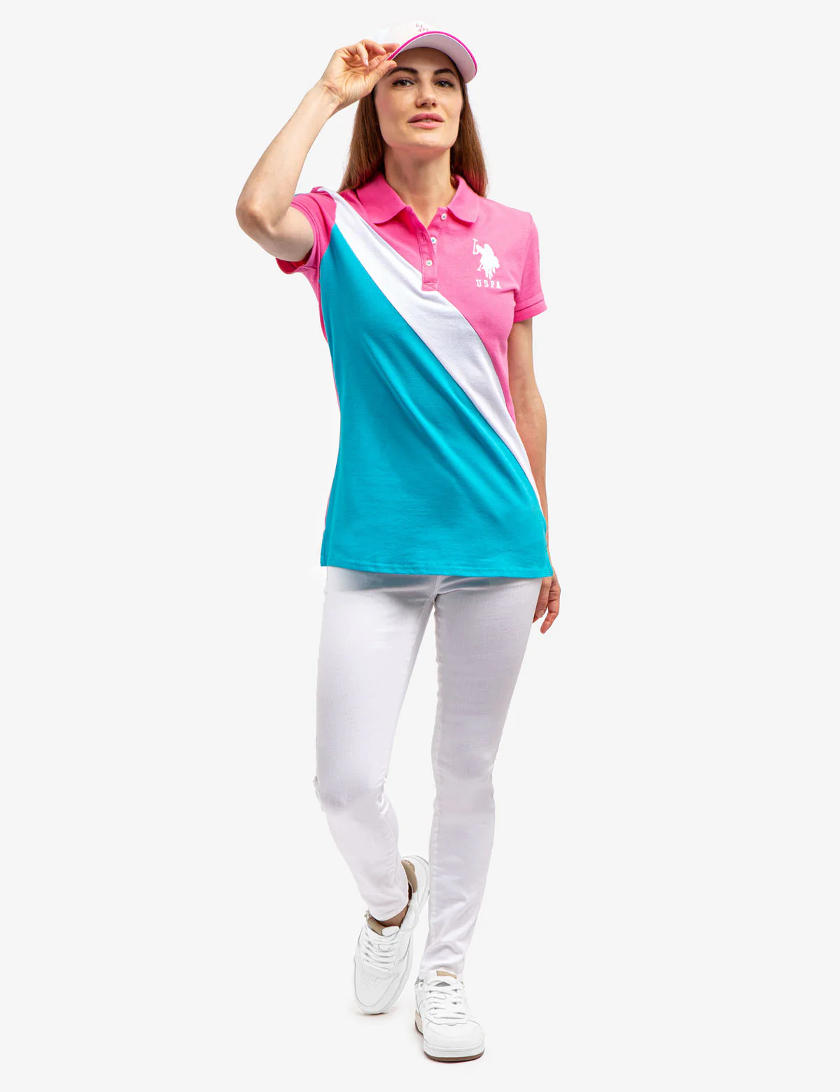 SASH COLORBLOCK POLO SHIRT - Image 2