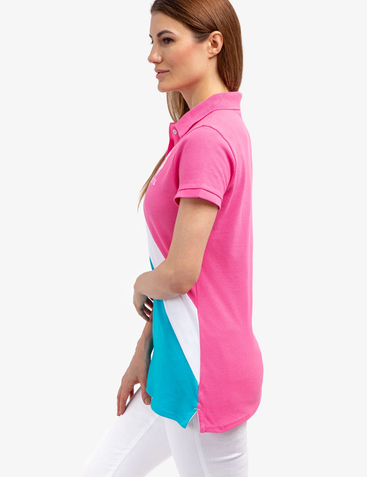 SASH COLORBLOCK POLO SHIRT - Image 3