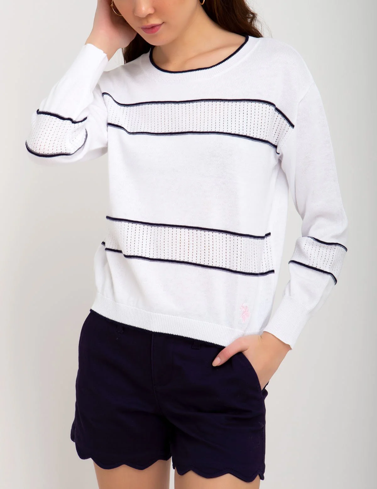 SCALLOP HEM SWEATER - Image 5