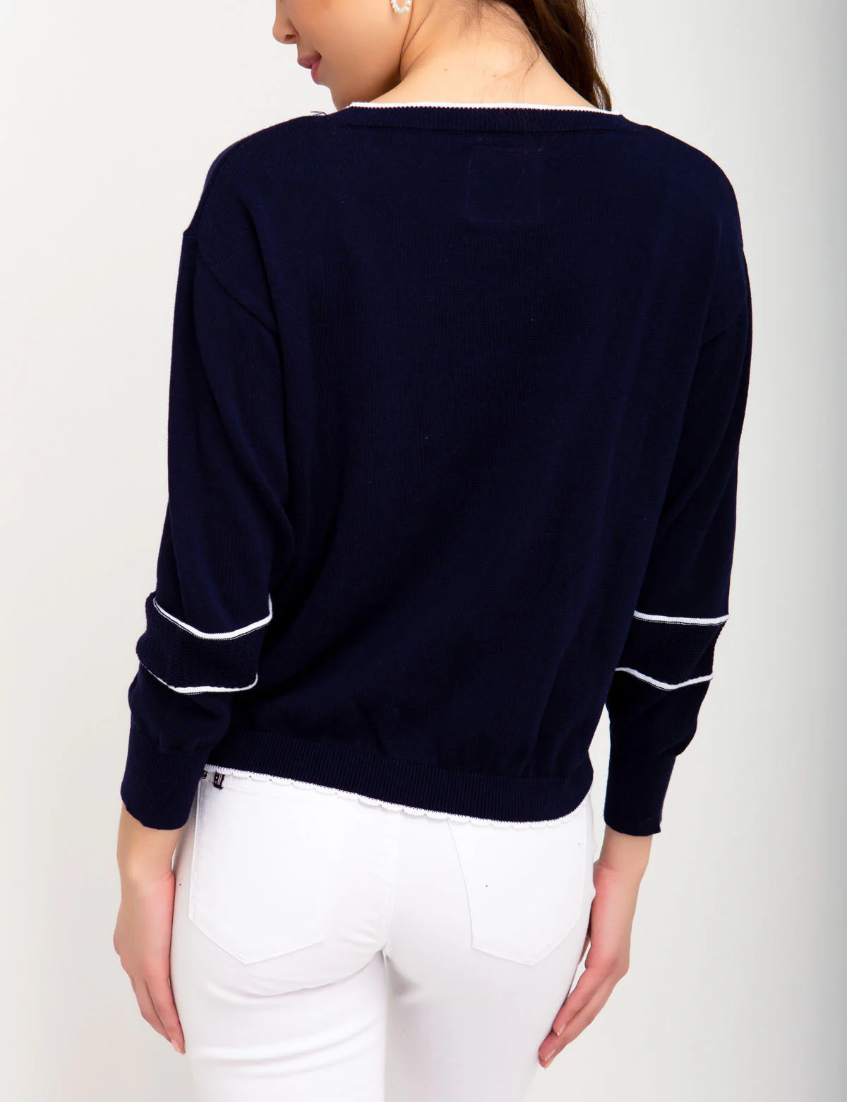 SCALLOP HEM SWEATER - Image 9
