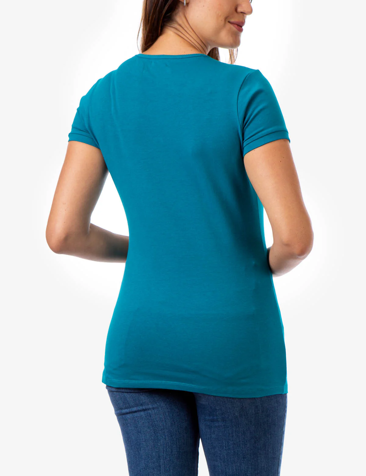 SCALLOP V-NECK T-SHIRT - Image 12
