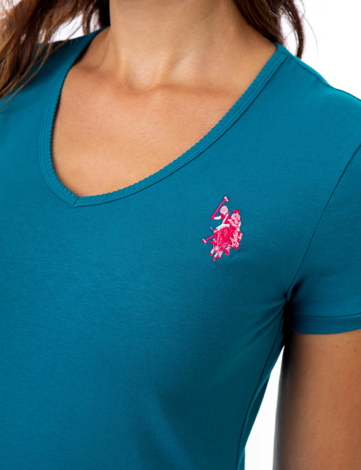 SCALLOP V-NECK T-SHIRT - Image 13