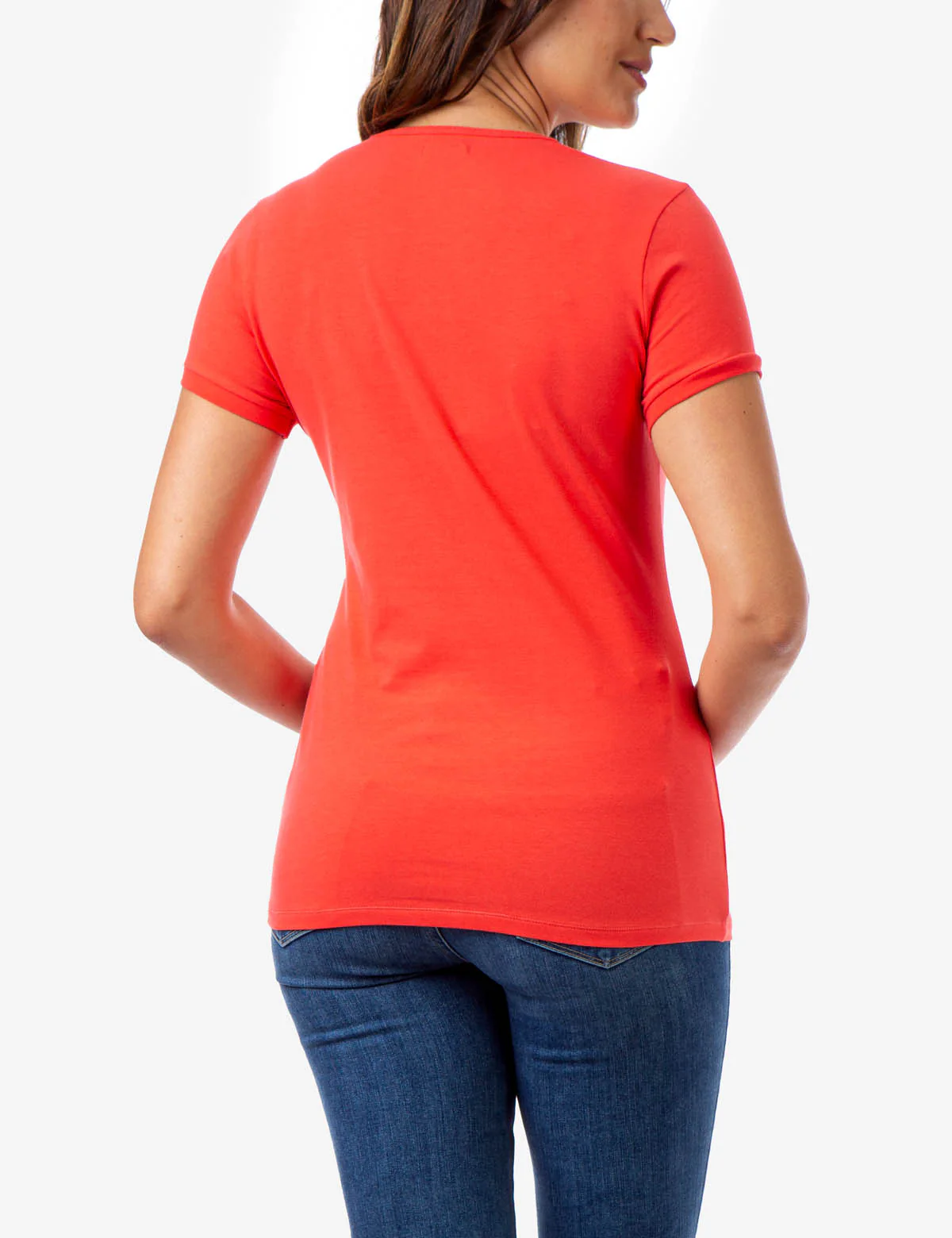 SCALLOP V-NECK T-SHIRT - Image 15