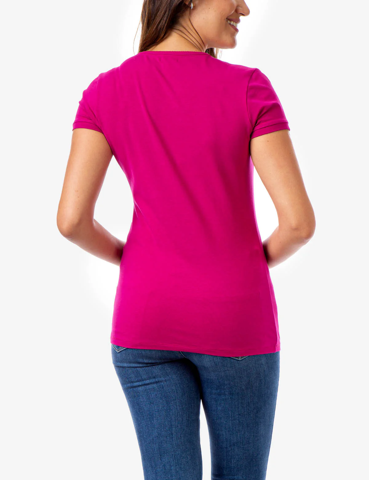 SCALLOP V-NECK T-SHIRT - Image 7