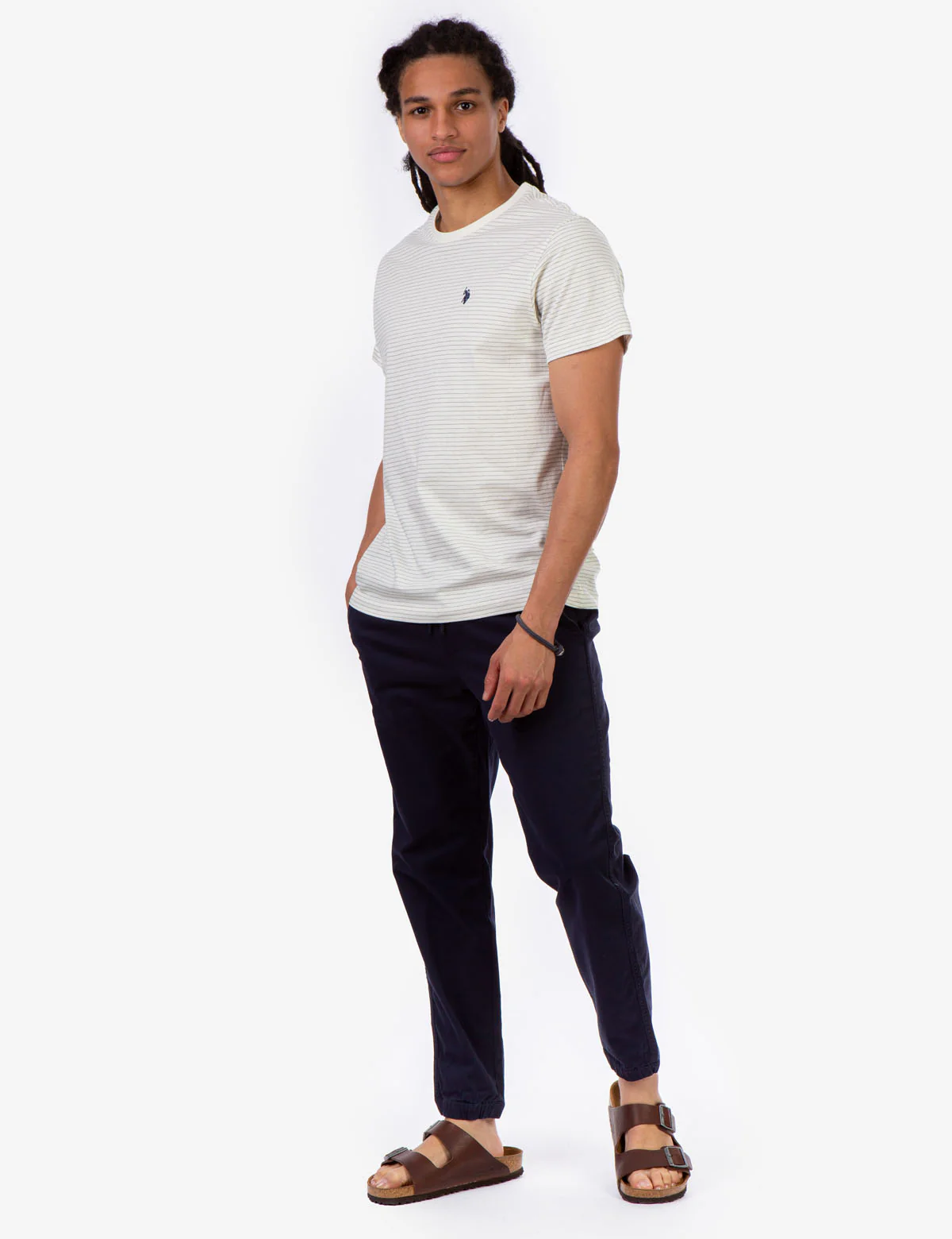 STRIPE SHADOW CREW NECK T-SHIRT - Image 13