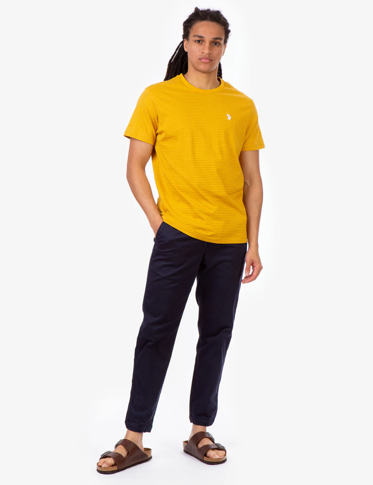 STRIPE SHADOW CREW NECK T-SHIRT - Image 5