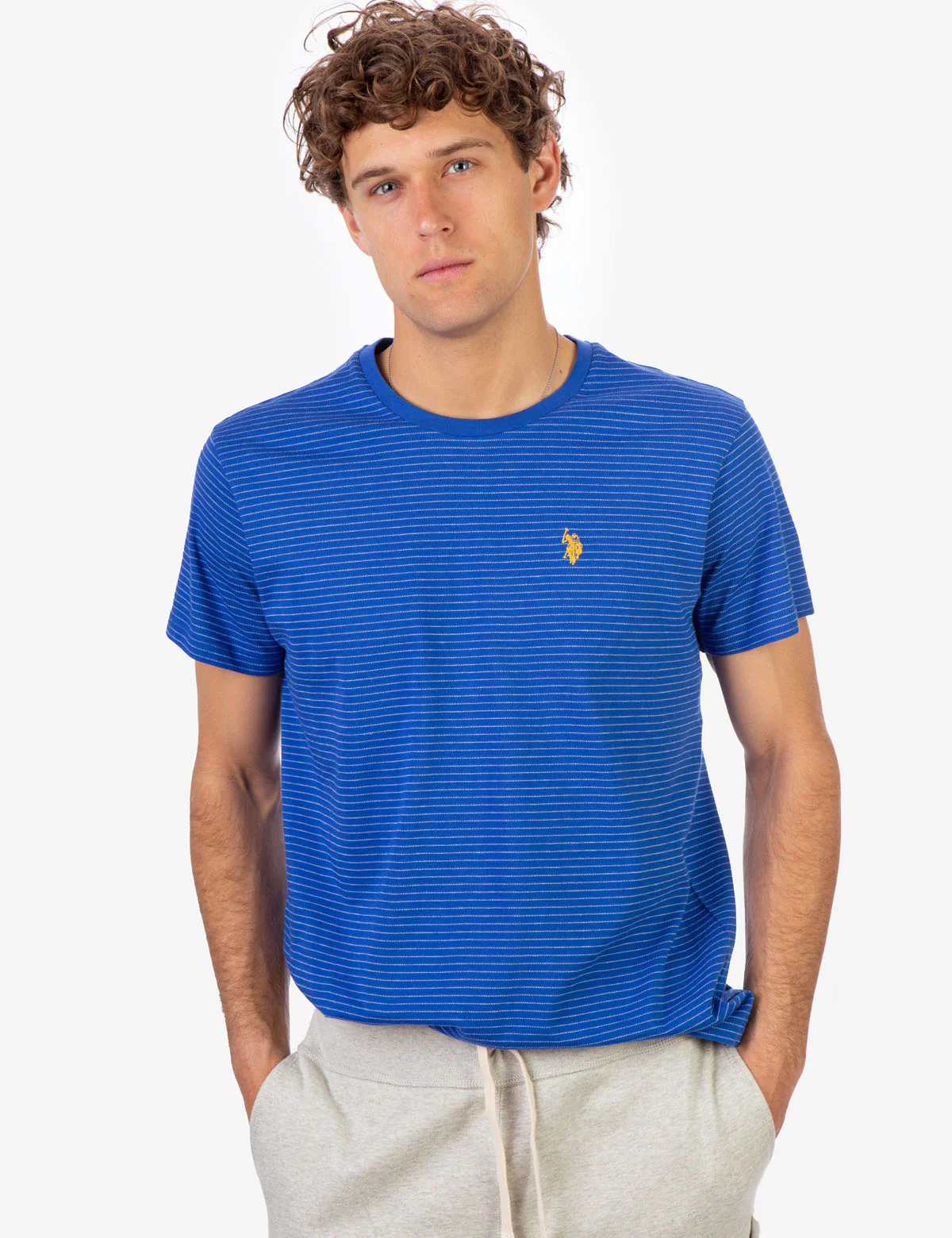 STRIPE SHADOW CREW NECK T-SHIRT - Image 6