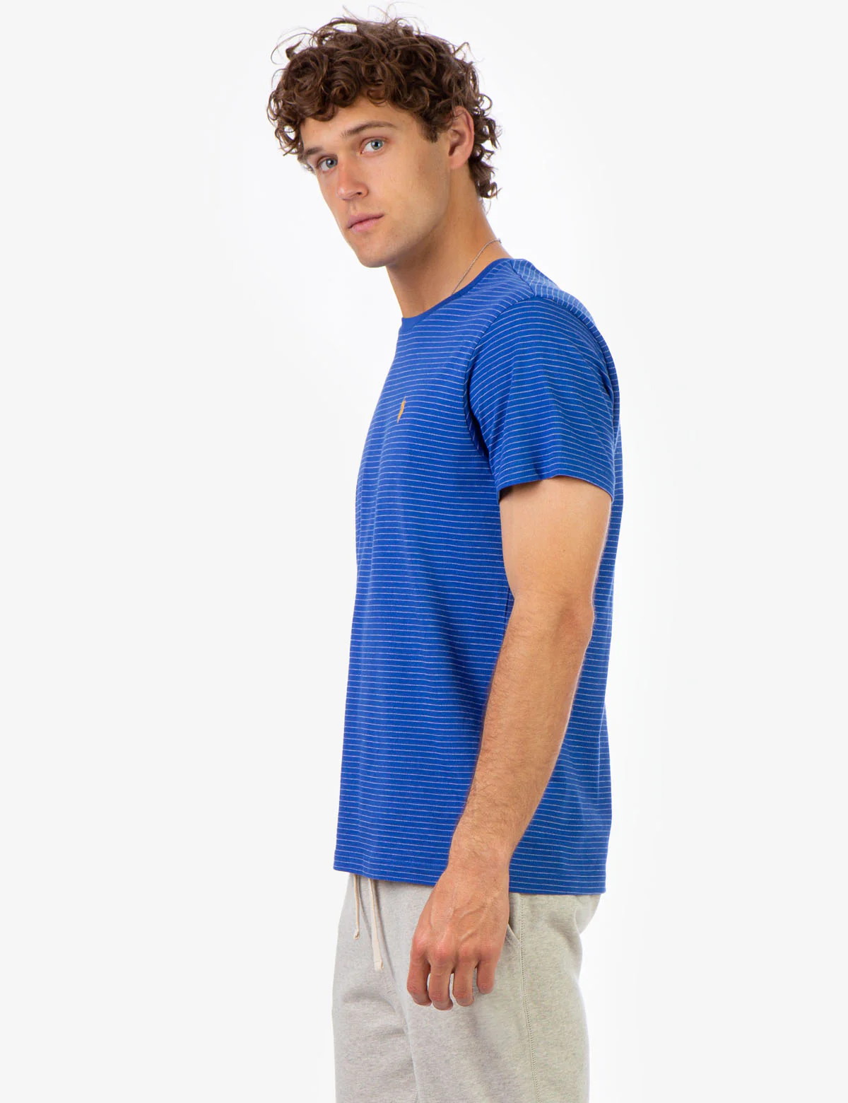 STRIPE SHADOW CREW NECK T-SHIRT - Image 8