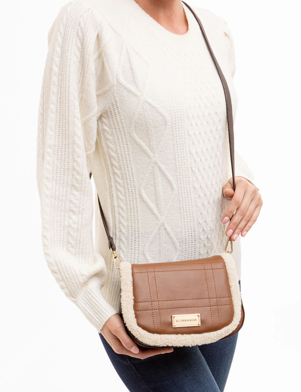 SHERPA DIAMOND CROSSBODY BAG - Image 8