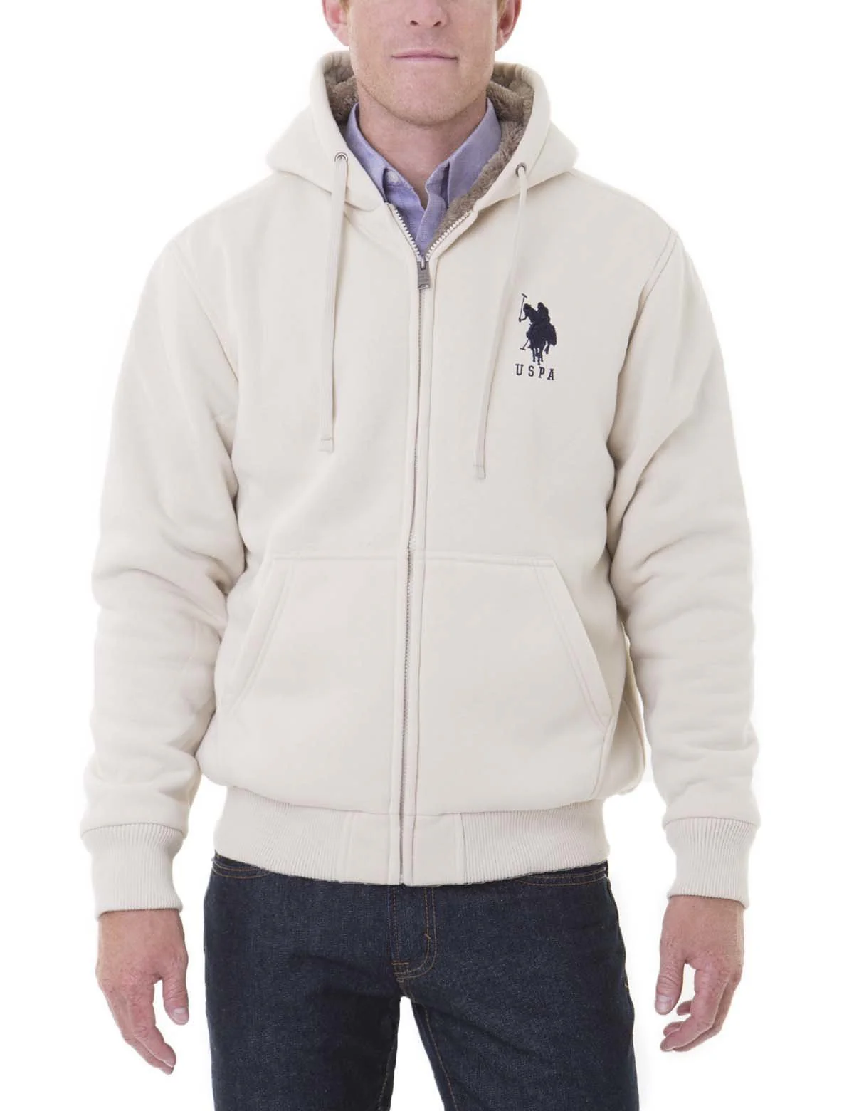 Sherpa Lined FLEECE FULL ZIP HOODIE - Image 18