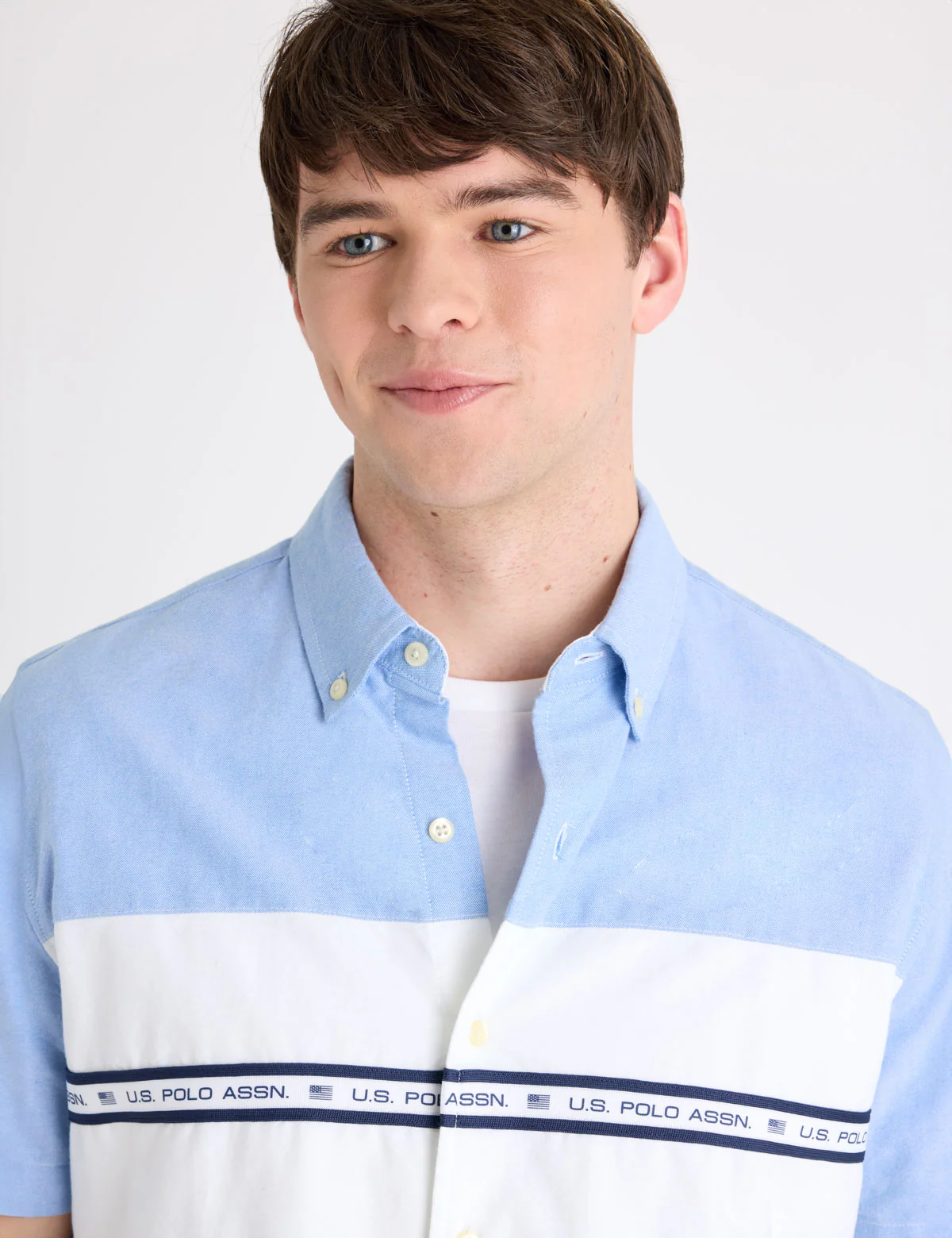 SHORT SLEEVE CHEST PIECE TRICOT SHIRT - Image 2