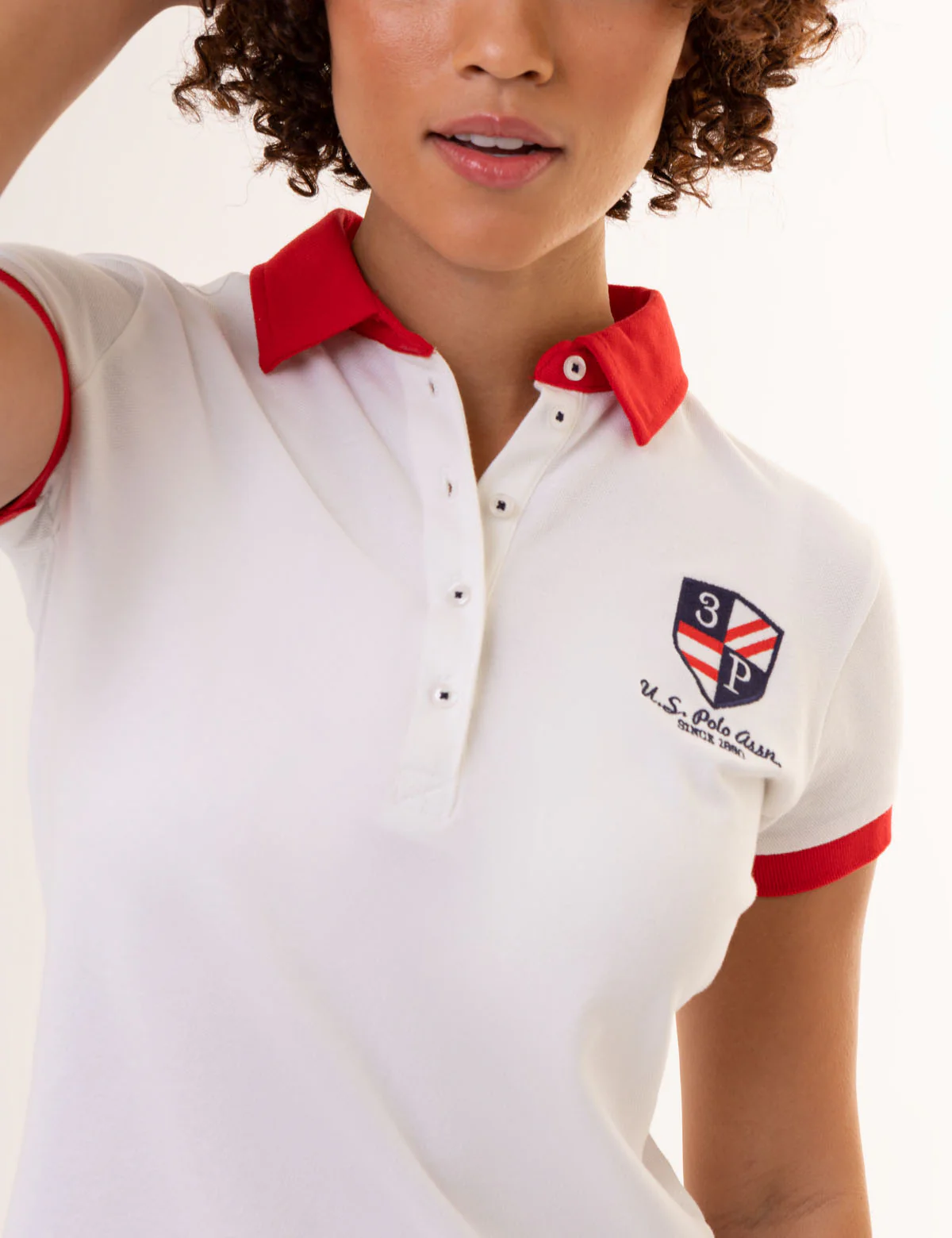 SHORT SLEEVE CREST PATCH POLO SHIRT - Image 5