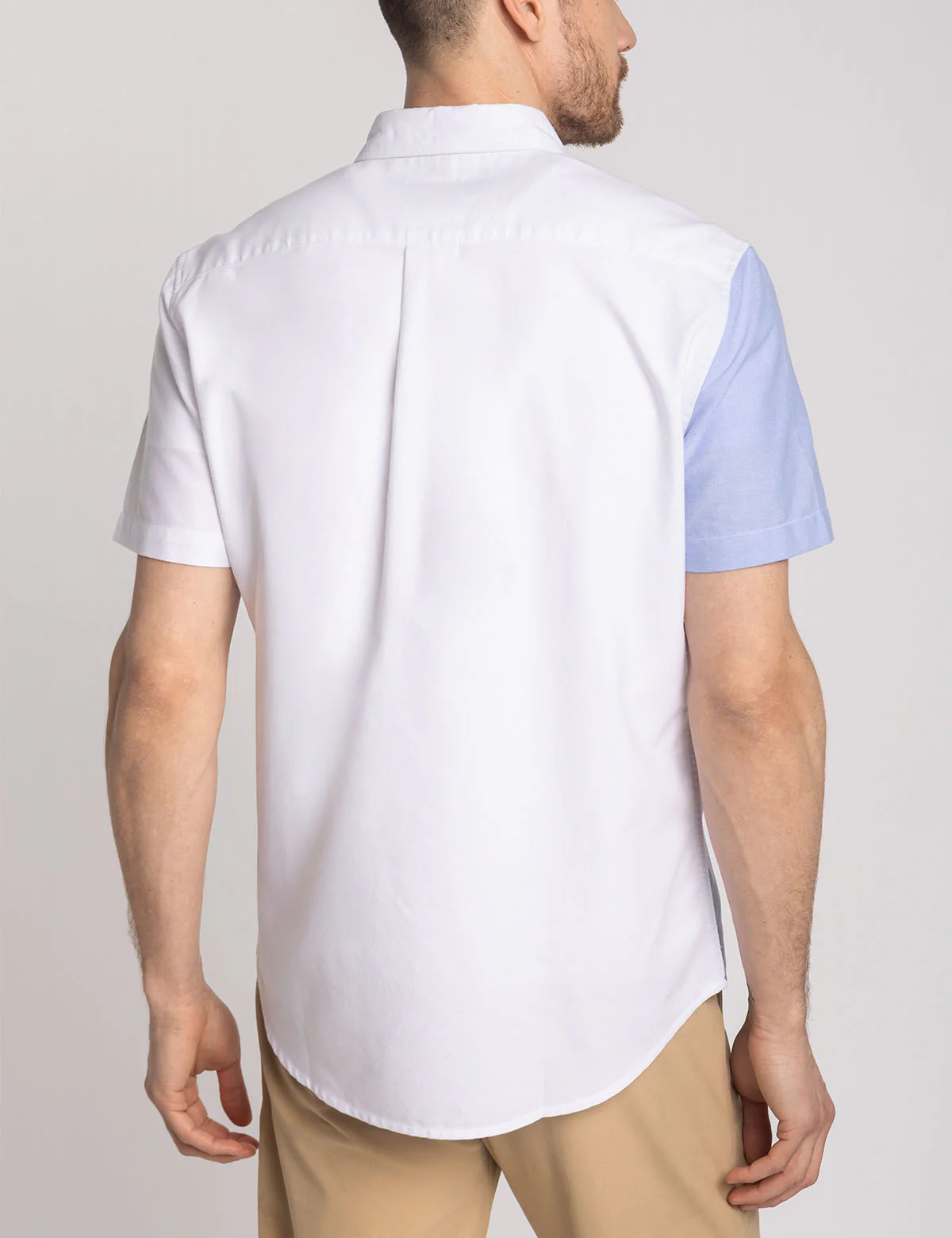 SHORT SLEEVE DIAGONAL OXFORD SHIRT - Image 4